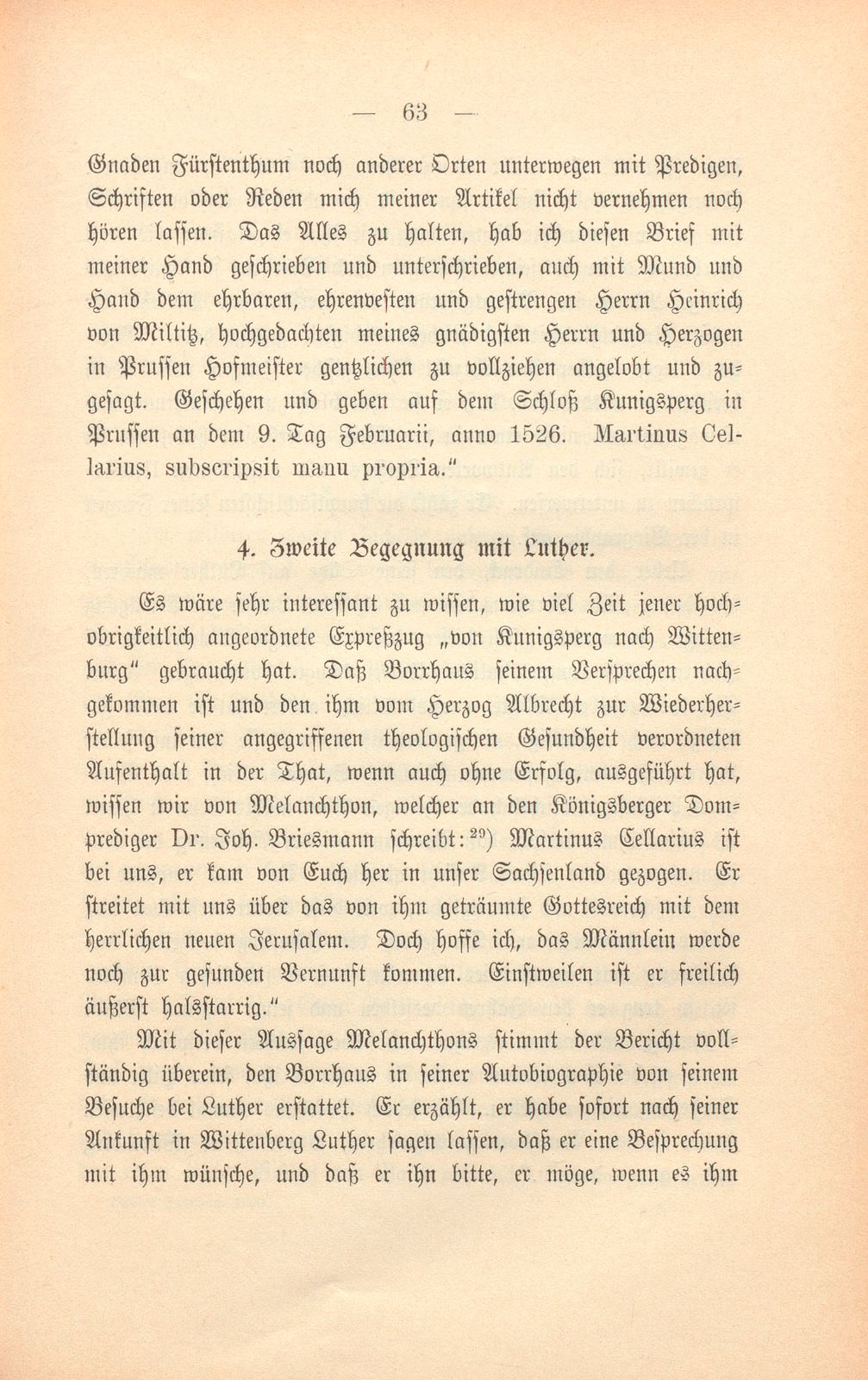 Martin Borrhaus (Cellarius), ein Sonderling aus der Reformationszeit – Seite 17