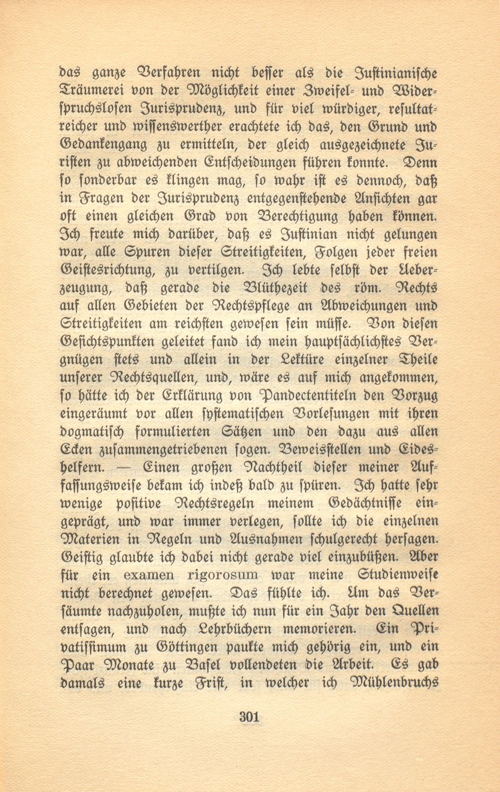 Autobiographische Aufzeichnungen von Prof. Johann Jakob Bachofen – Seite 7