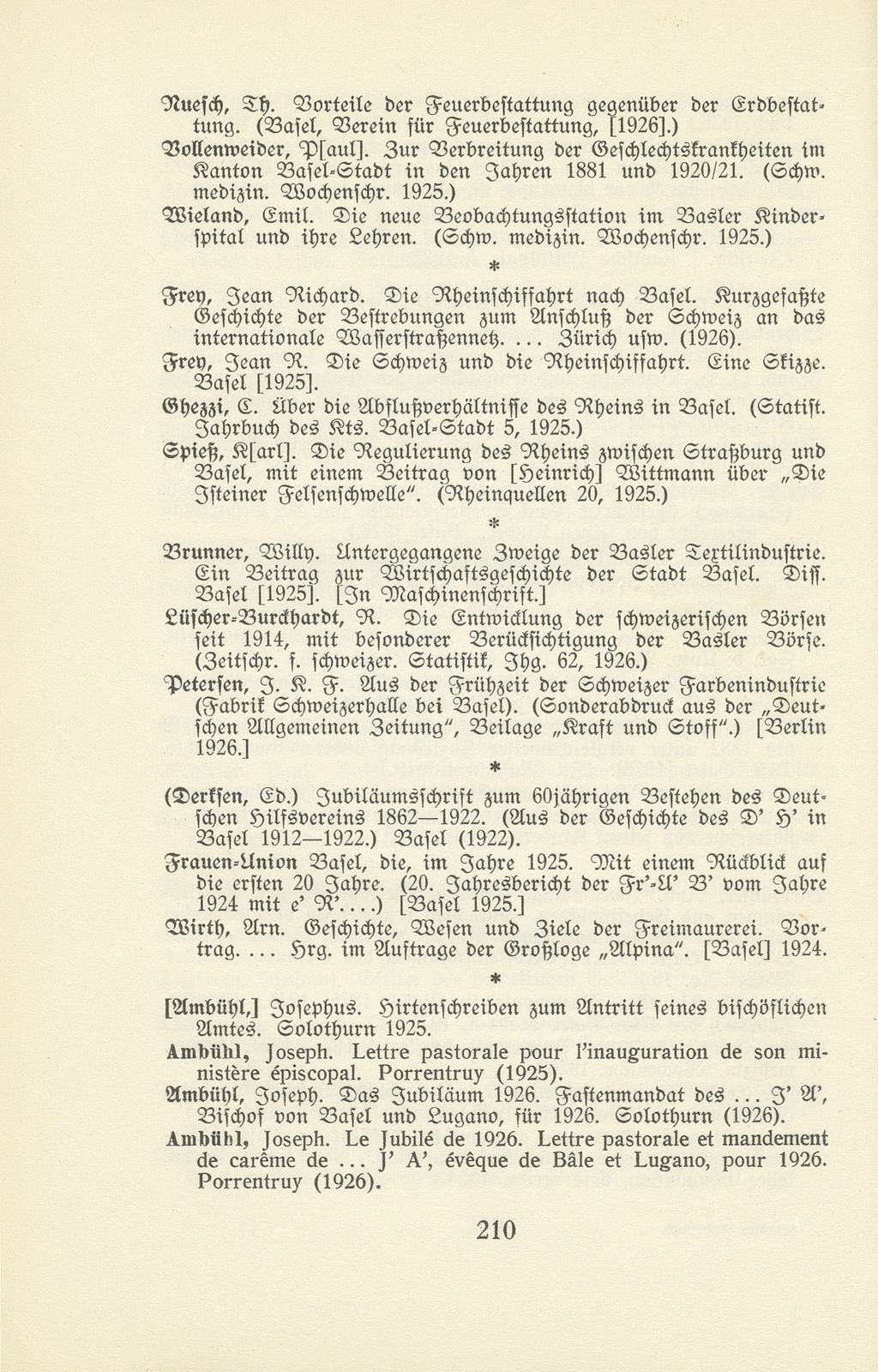 Basler Bibliographie 1926 – Seite 4