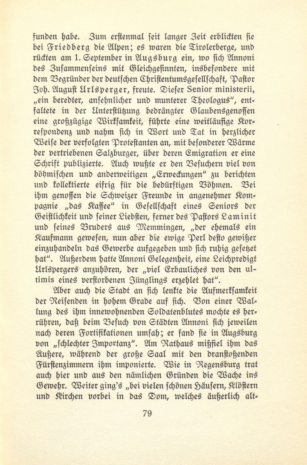 Aus den Wanderjahren des Hieronymus Annoni (1697-1770) – Seite 36