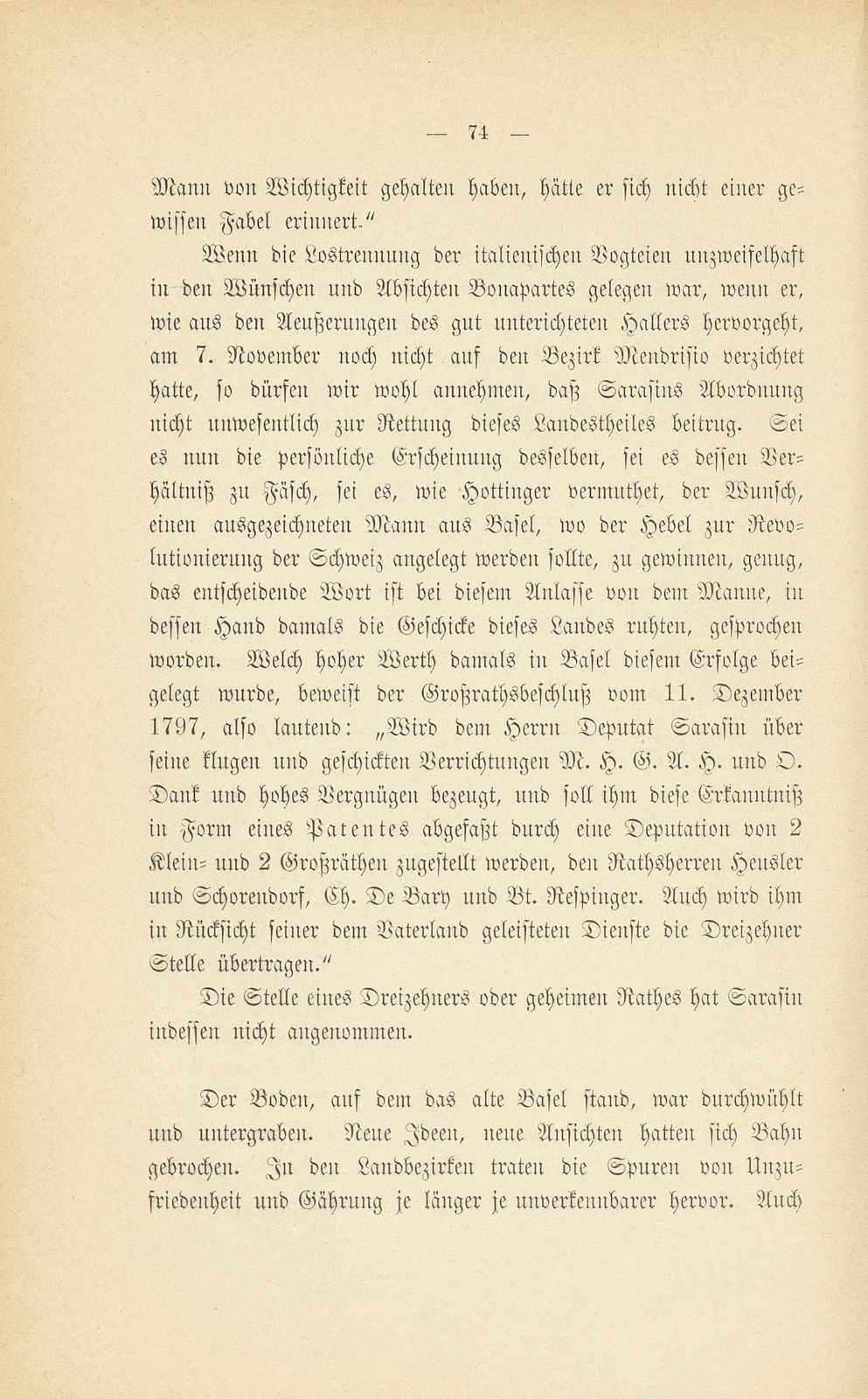 Bürgermeister Hans Bernhard Sarasin (1731-1822) – Seite 7