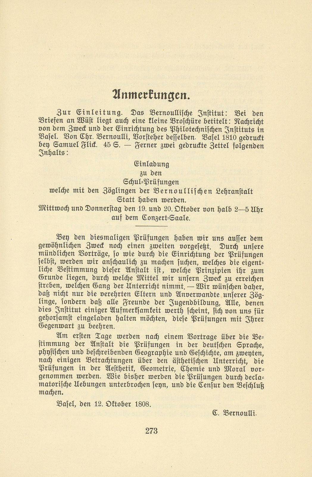 Aus den Briefen eines Baslers vor hundert Jahren [Ed. Ochs-His-La Roche] – Seite 25