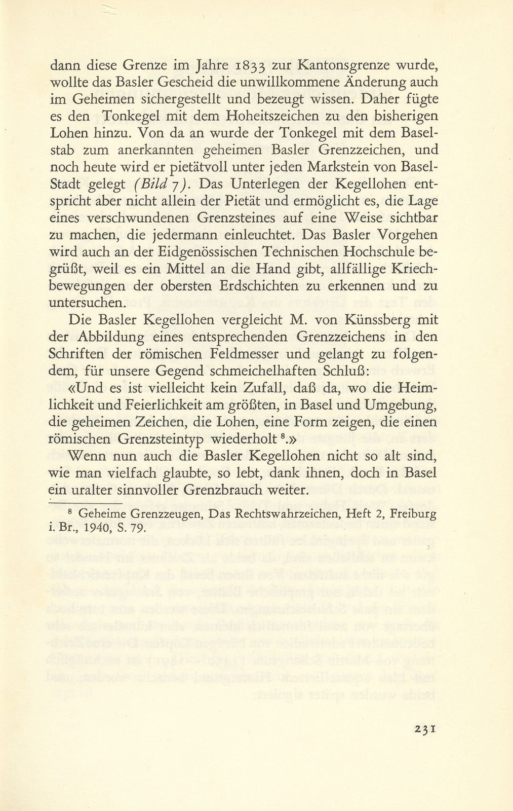 Geheime Grenzzeichen auf dem Bruderholz bei Basel und die Einführung des Tonkegels als geheimes Basler Grenzzeichen – Seite 15