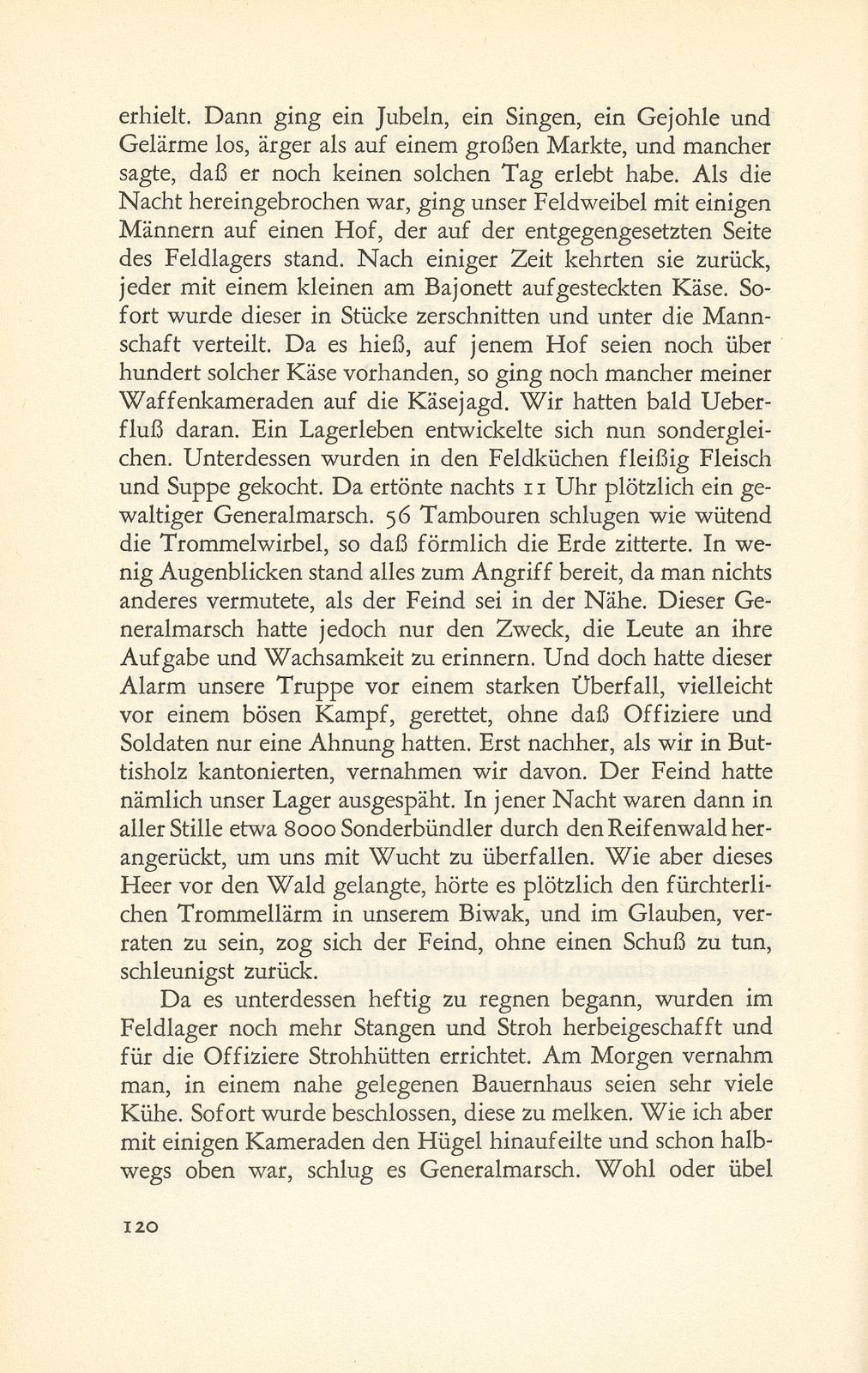 Erlebnisse eines Baselbieter Wachtmeisters im Sonderbundskrieg [Jakob Strub] – Seite 12