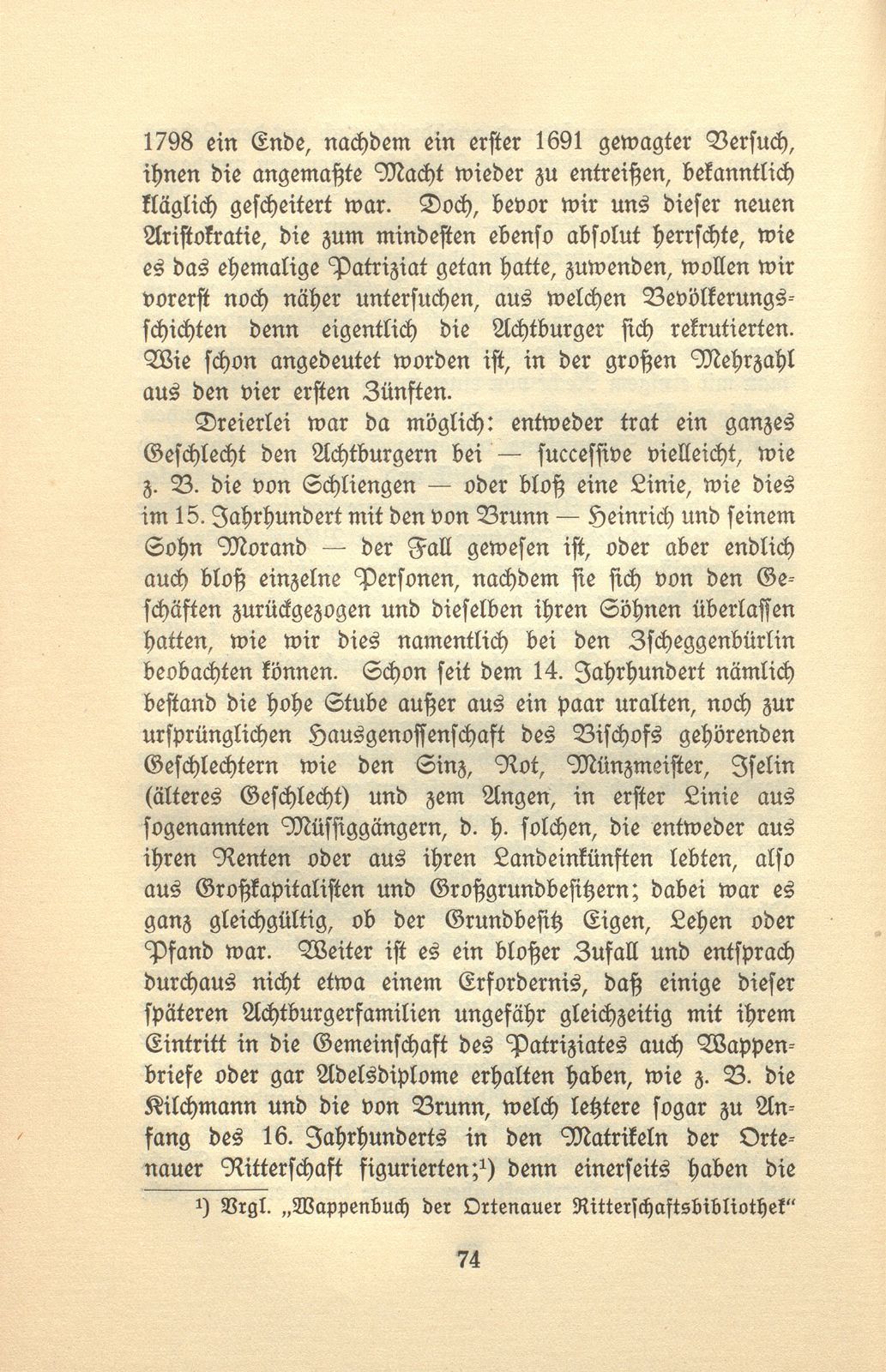 Stände und Verfassung in Basel vom 16. bis 18. Jahrhundert – Seite 5