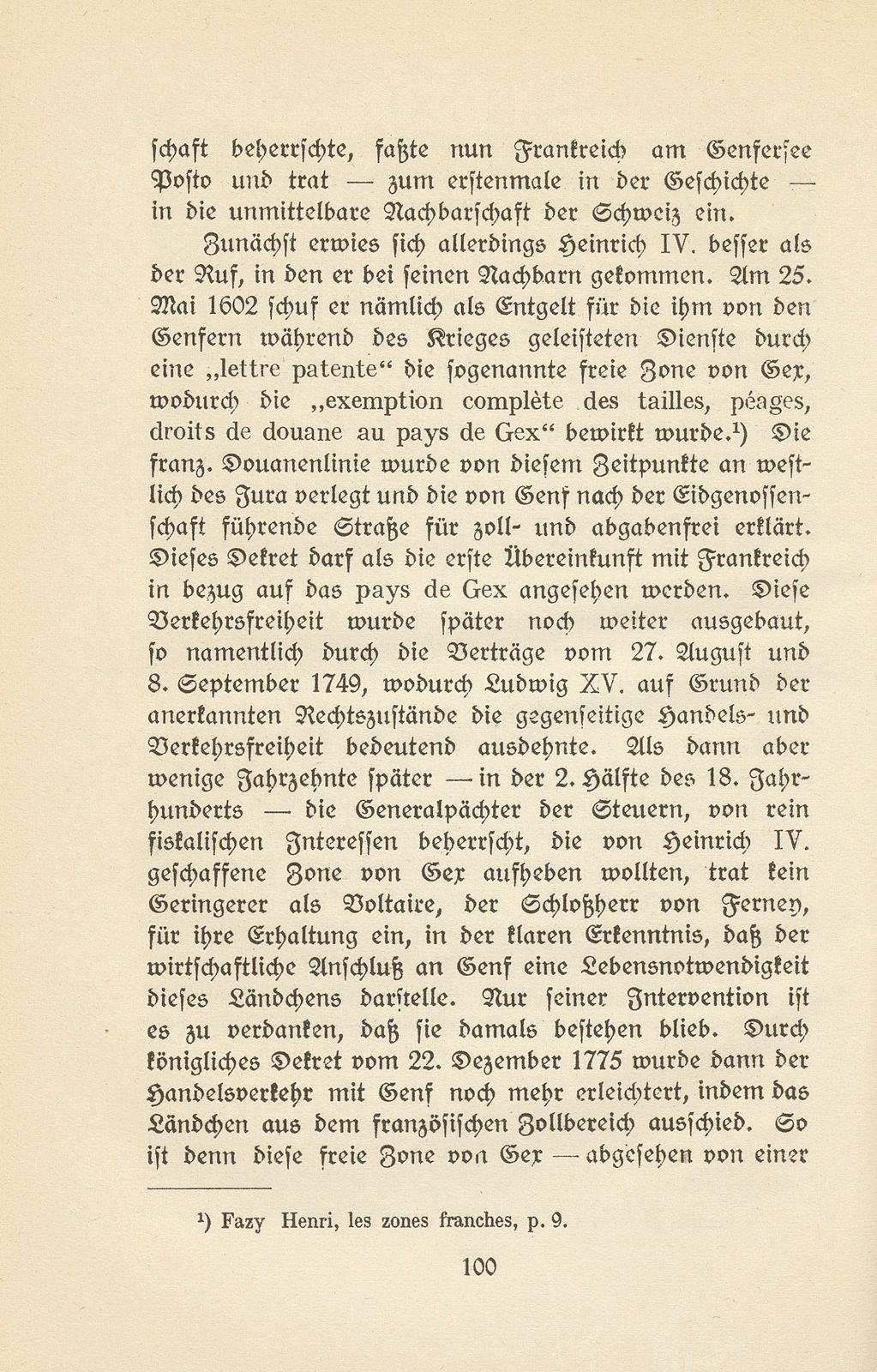 Zur Geschichte der Zonen von Gex und von Hochsavoyen – Seite 14