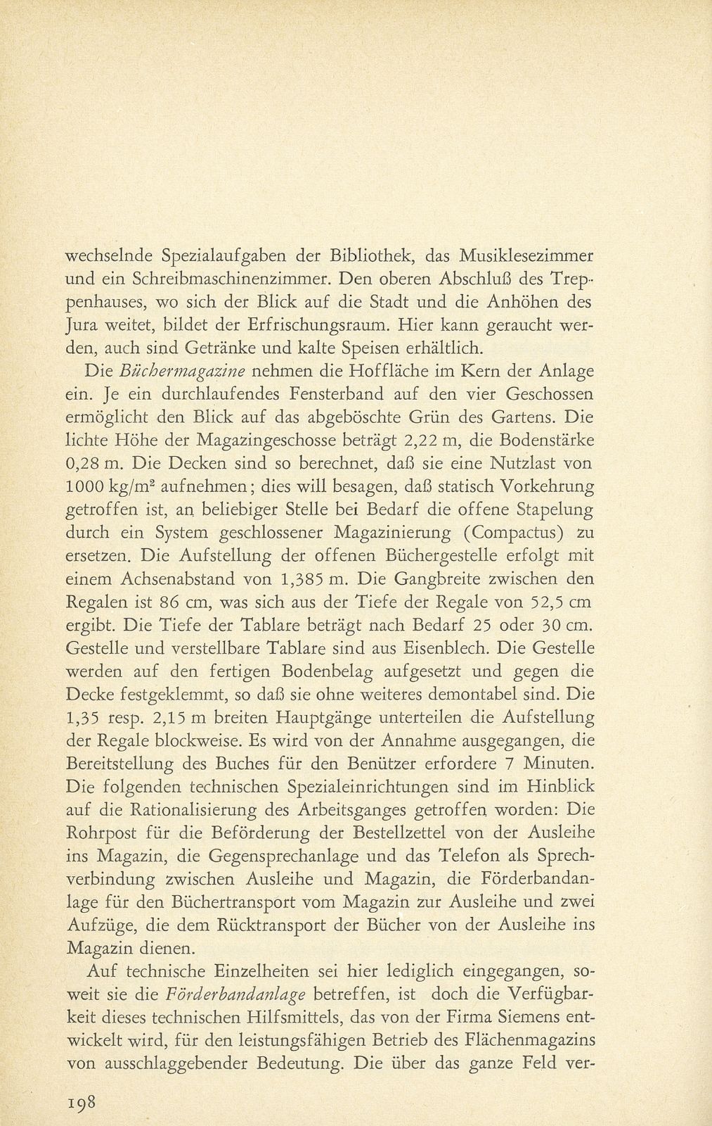 Der Neubau der Basler Universitätsbibliothek (Bauzeit 1962-1968 in zwei Etappen) – Seite 9