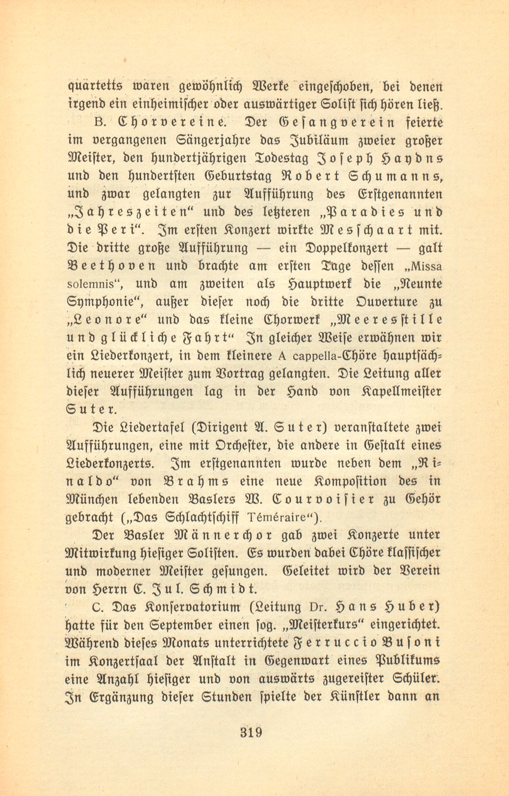 Das künstlerische Leben in Basel vom 1. November 1909 bis 31. Oktober 1910 – Seite 2