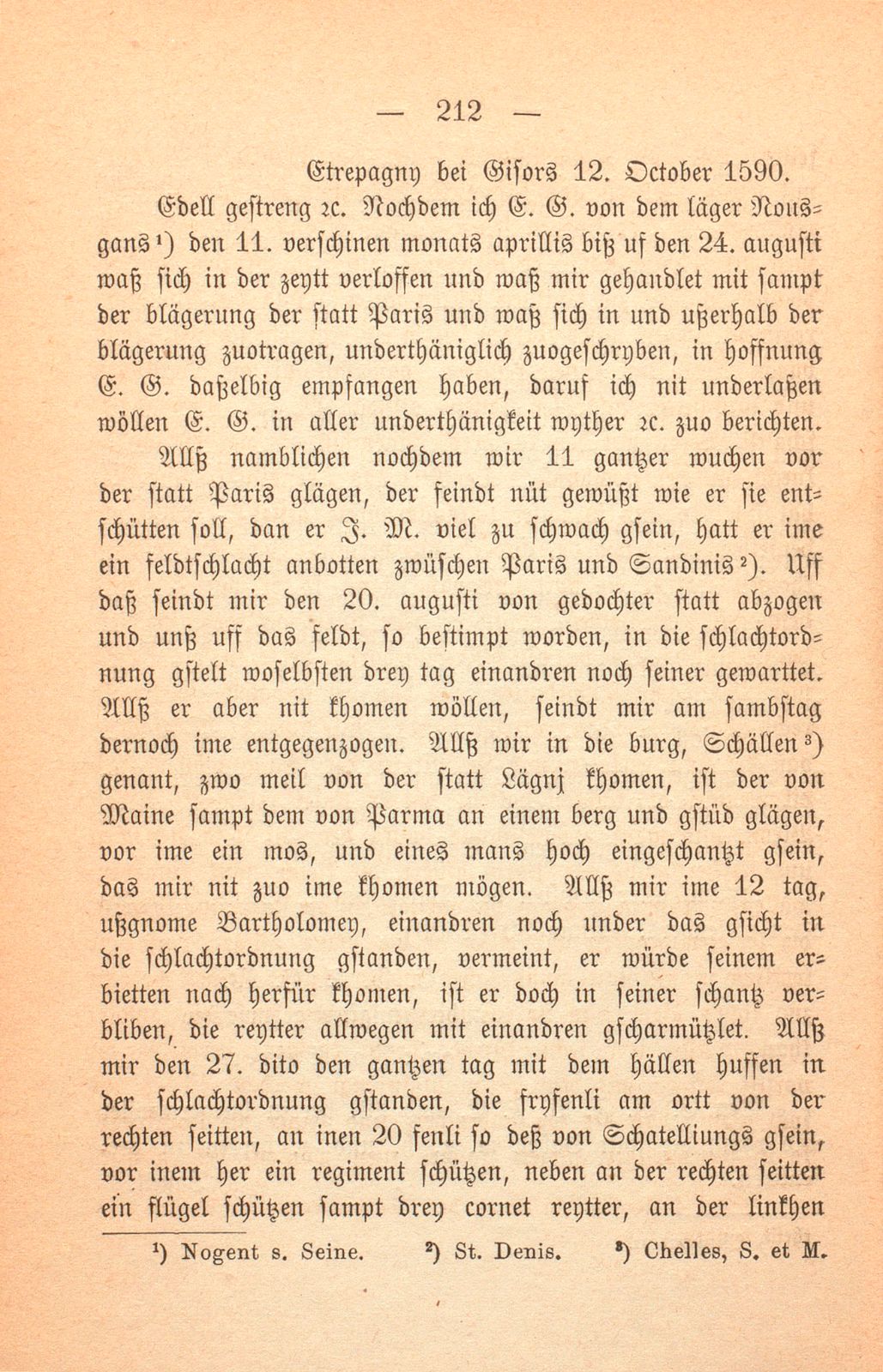 Schicksal einiger Basler Fähnlein in französischem Sold. (1589-1593.) – Seite 61