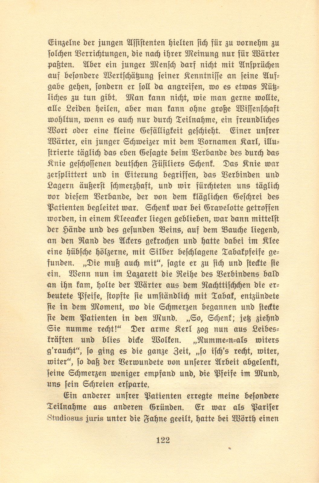 Lazaretterinnerungen aus dem Kriege 1870/71 – Seite 12