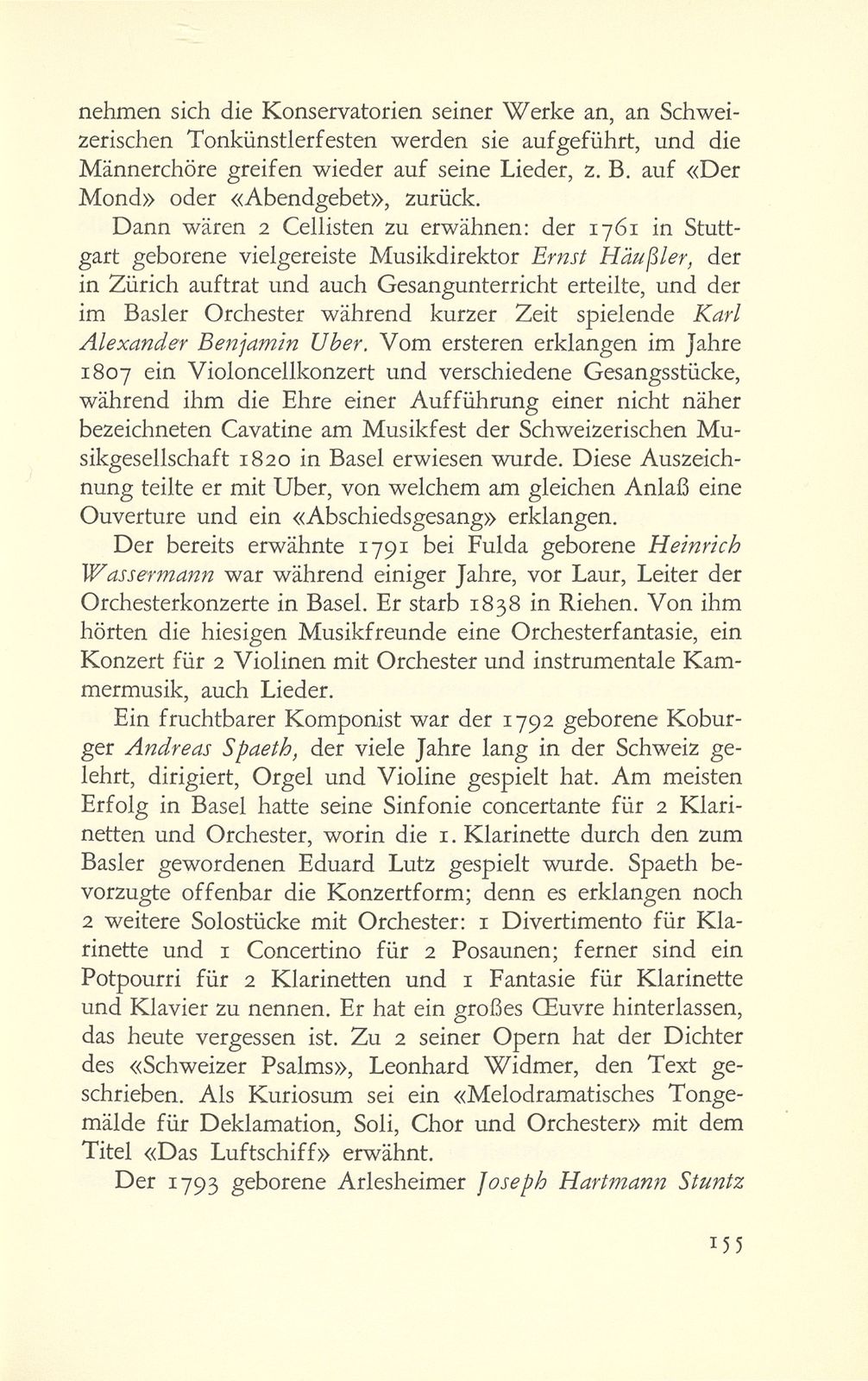 Schweizerische Musik im Basler Konzertleben früherer Zeit – Seite 8