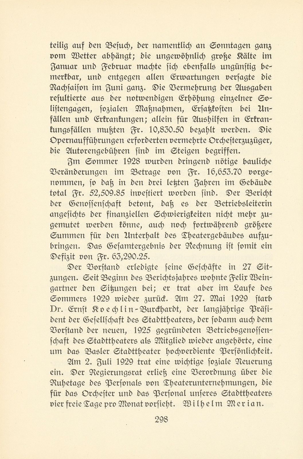 Das künstlerische Leben in Basel vom 1. Oktober 1928 bis 30. September 1929 – Seite 8