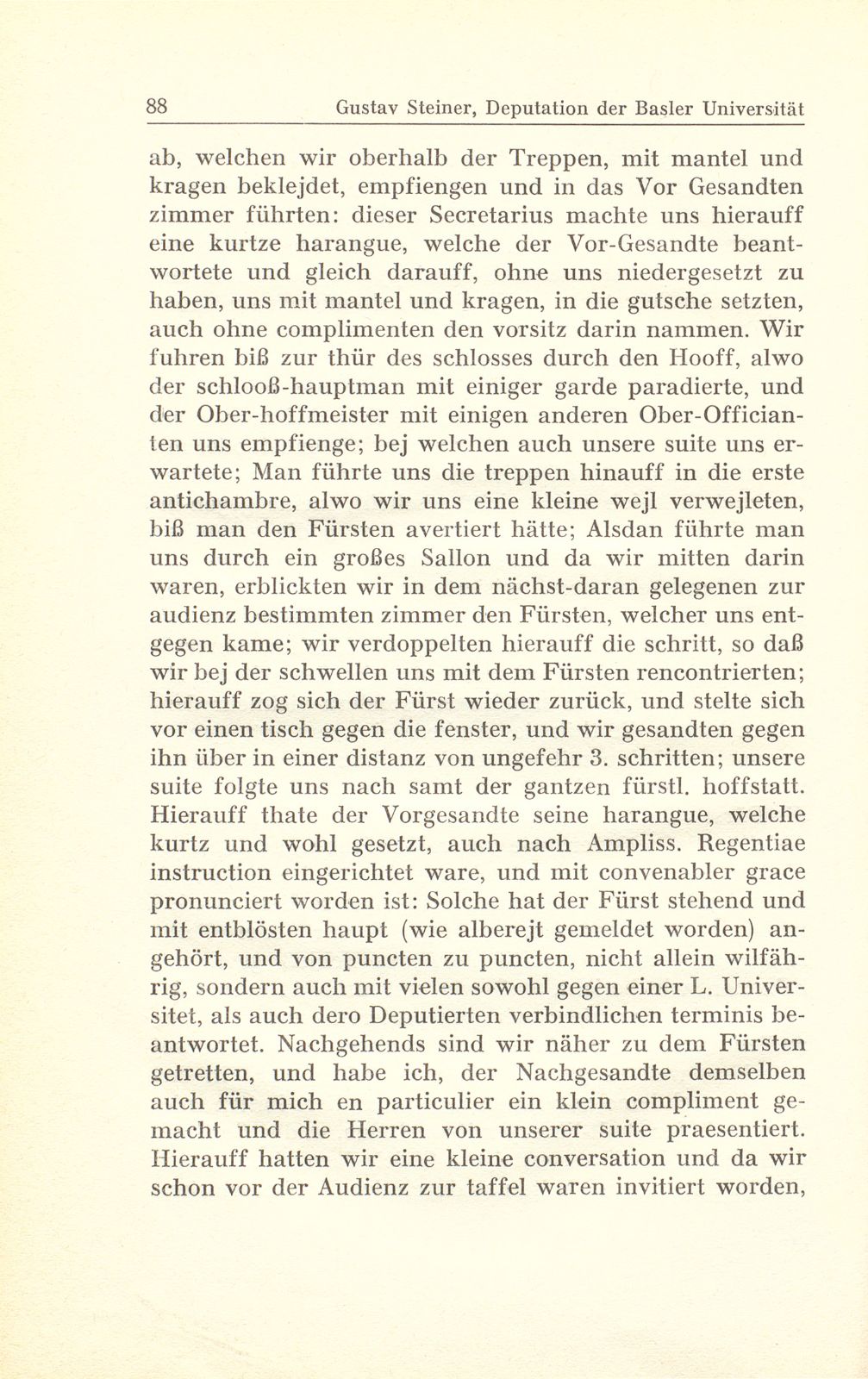 Deputation der Basler Universität an den fürstbischöflichen Kanzler – Seite 28