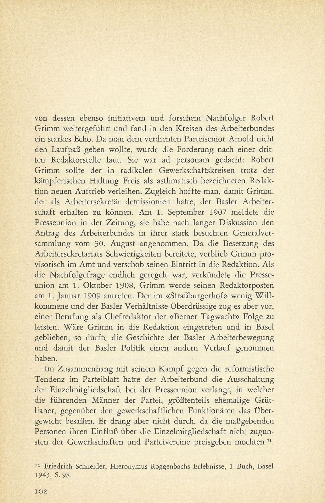 Die sozialdemokratische Presse in Basel bis zum Ersten Weltkrieg – Seite 34