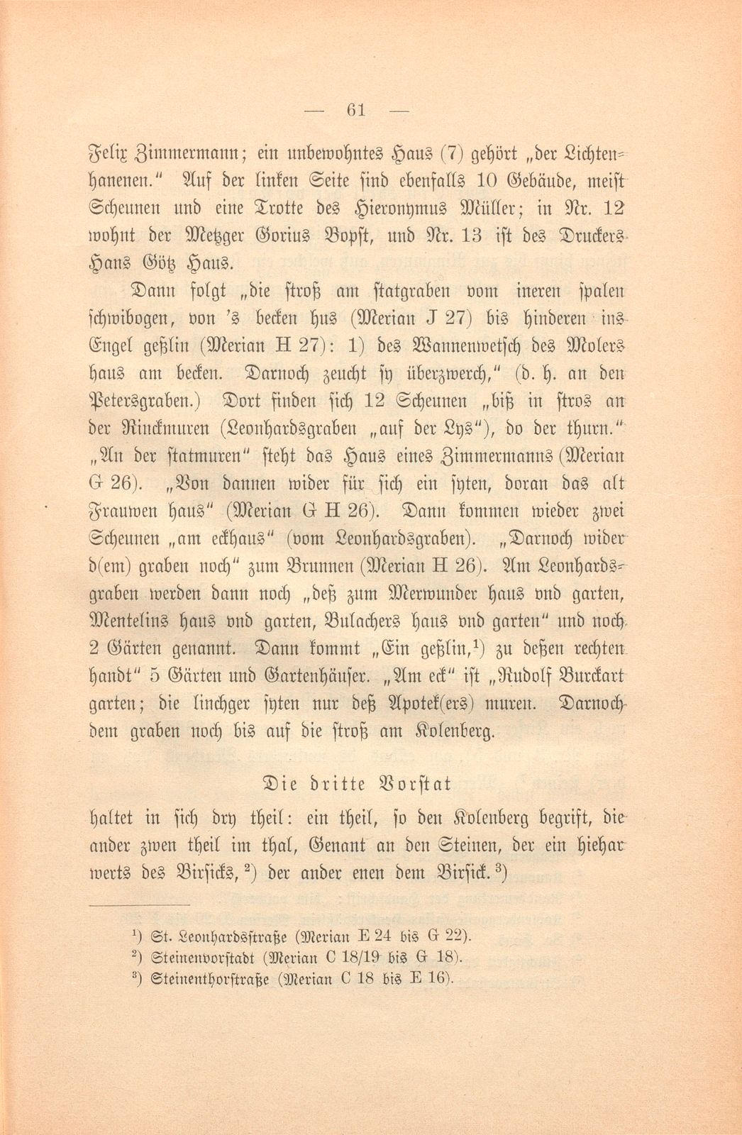 Eine Wanderung durch Basel im Anfang des 17. Jahrhunderts – Seite 14