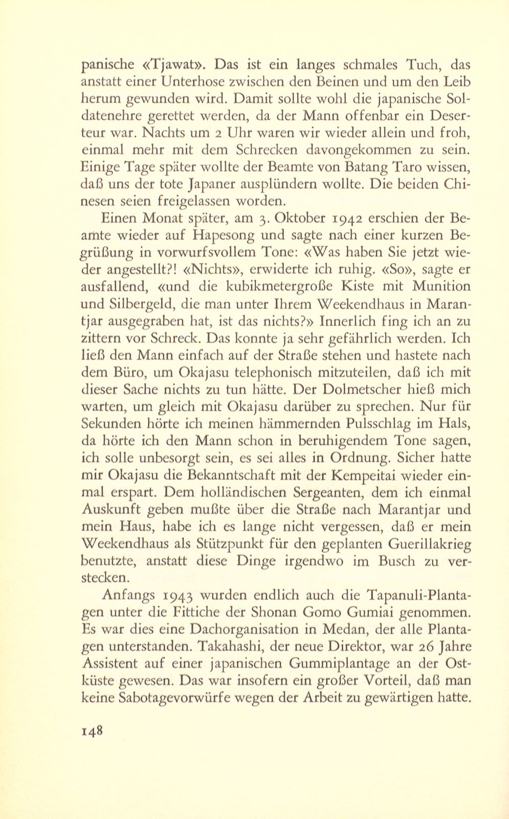 Erlebnisse in Sumatra vor und während der japanischen Besetzung – Seite 25