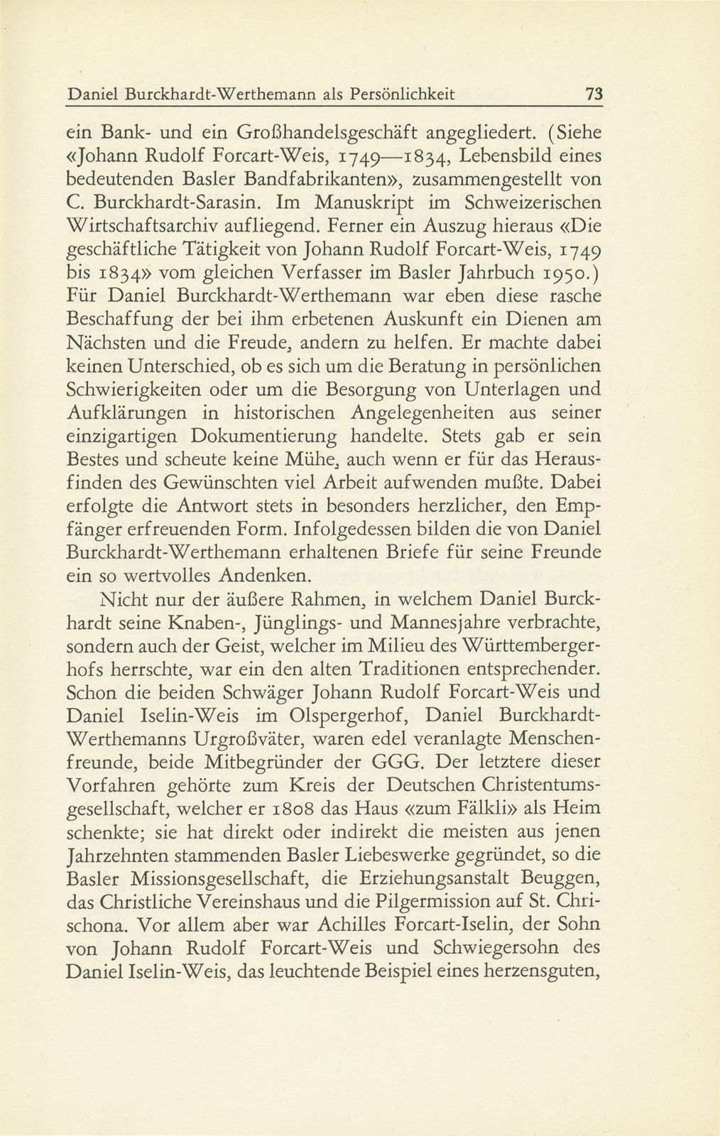 Daniel Burckhardt-Werthemann als Persönlichkeit – Seite 6