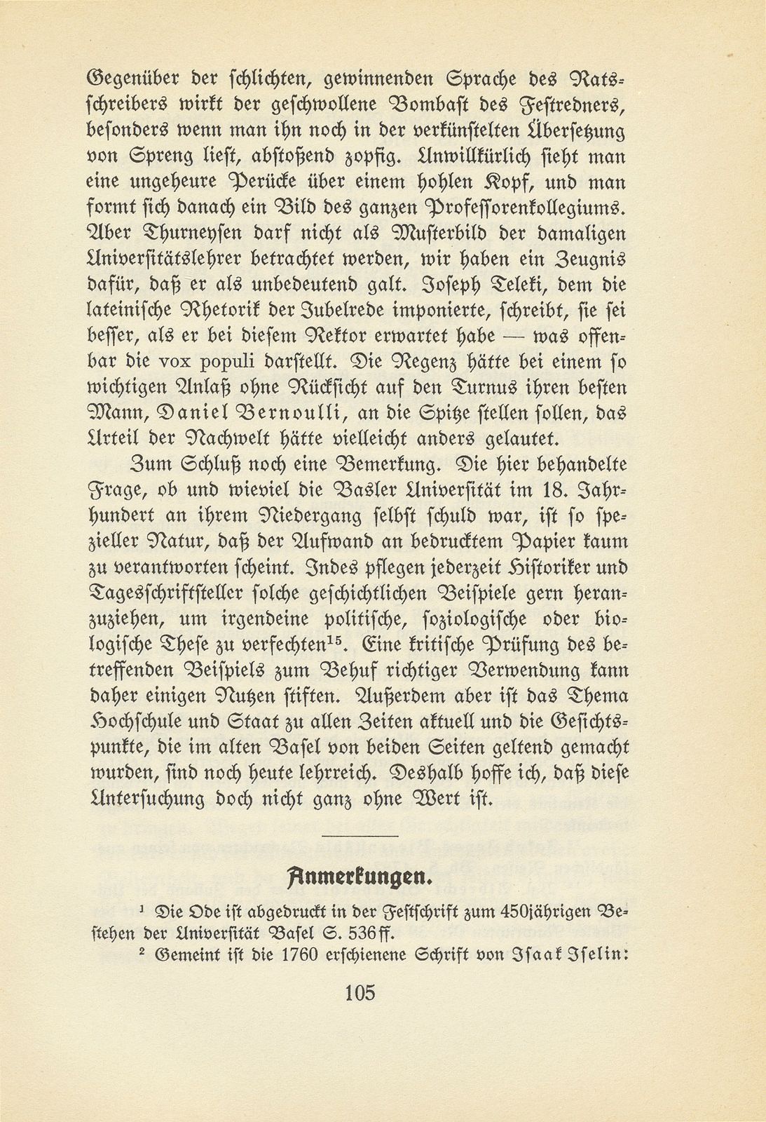 Die Basler Universität im Ausgang des achtzehnten Jahrhunderts – Seite 36