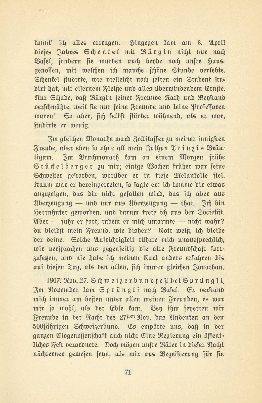 Aus den Aufzeichnungen von Pfarrer Daniel Kraus 1786-1846 – Seite 18