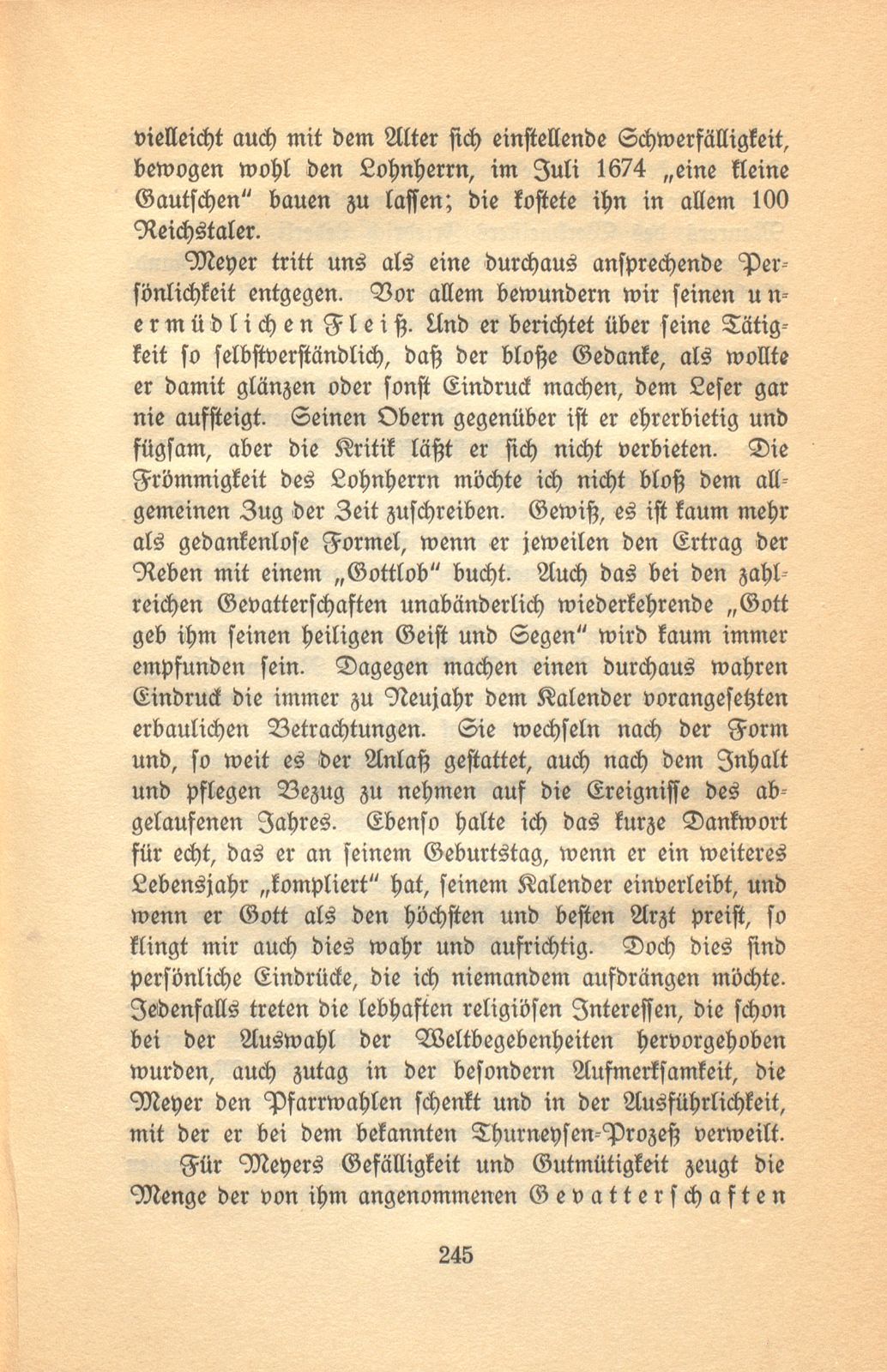 Aus den Aufzeichnungen des Lohnherrn Jakob Meyer 1670-1674 – Seite 33