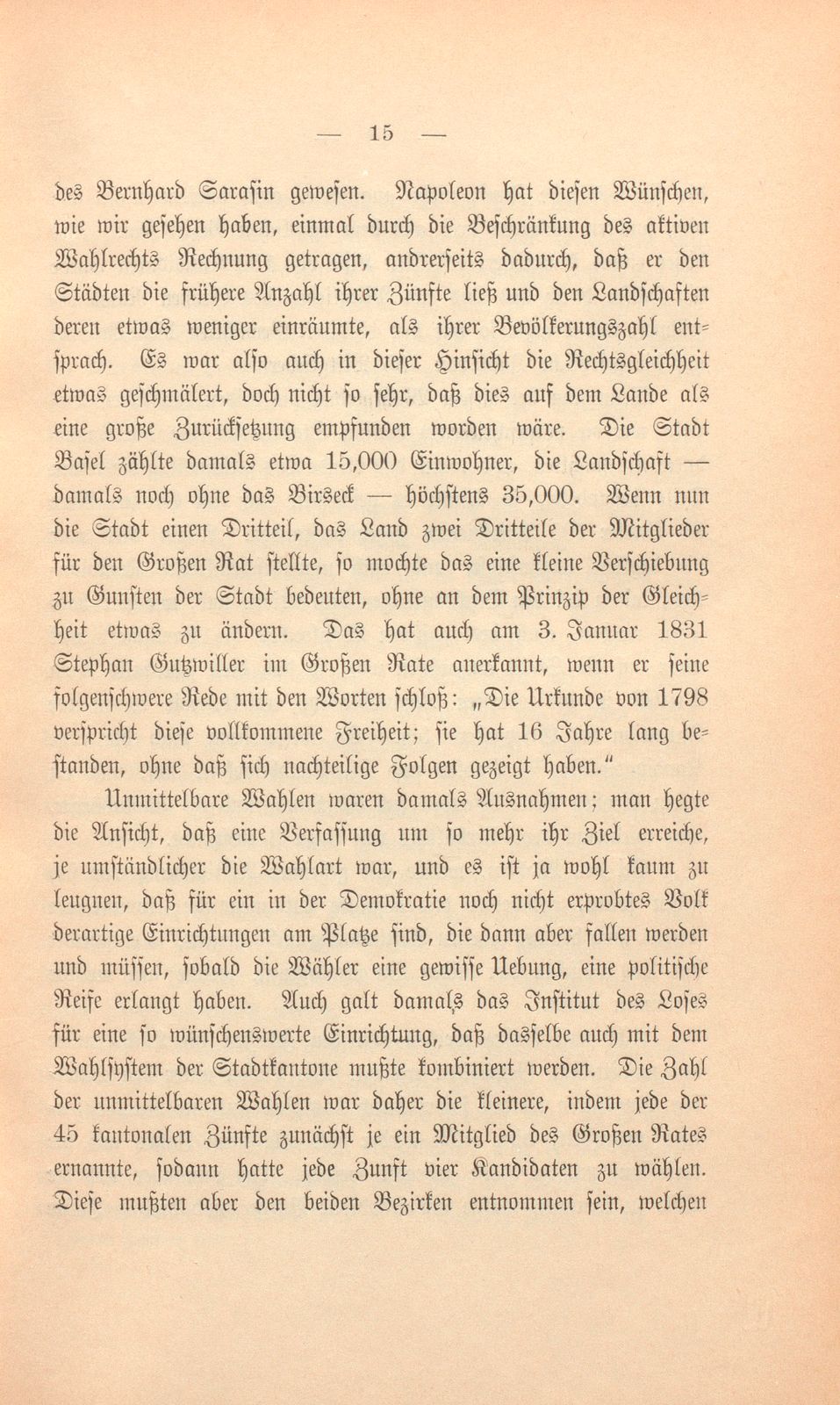 Zwei Basler Verfassungen aus dem Anfang unseres Jahrhunderts – Seite 15