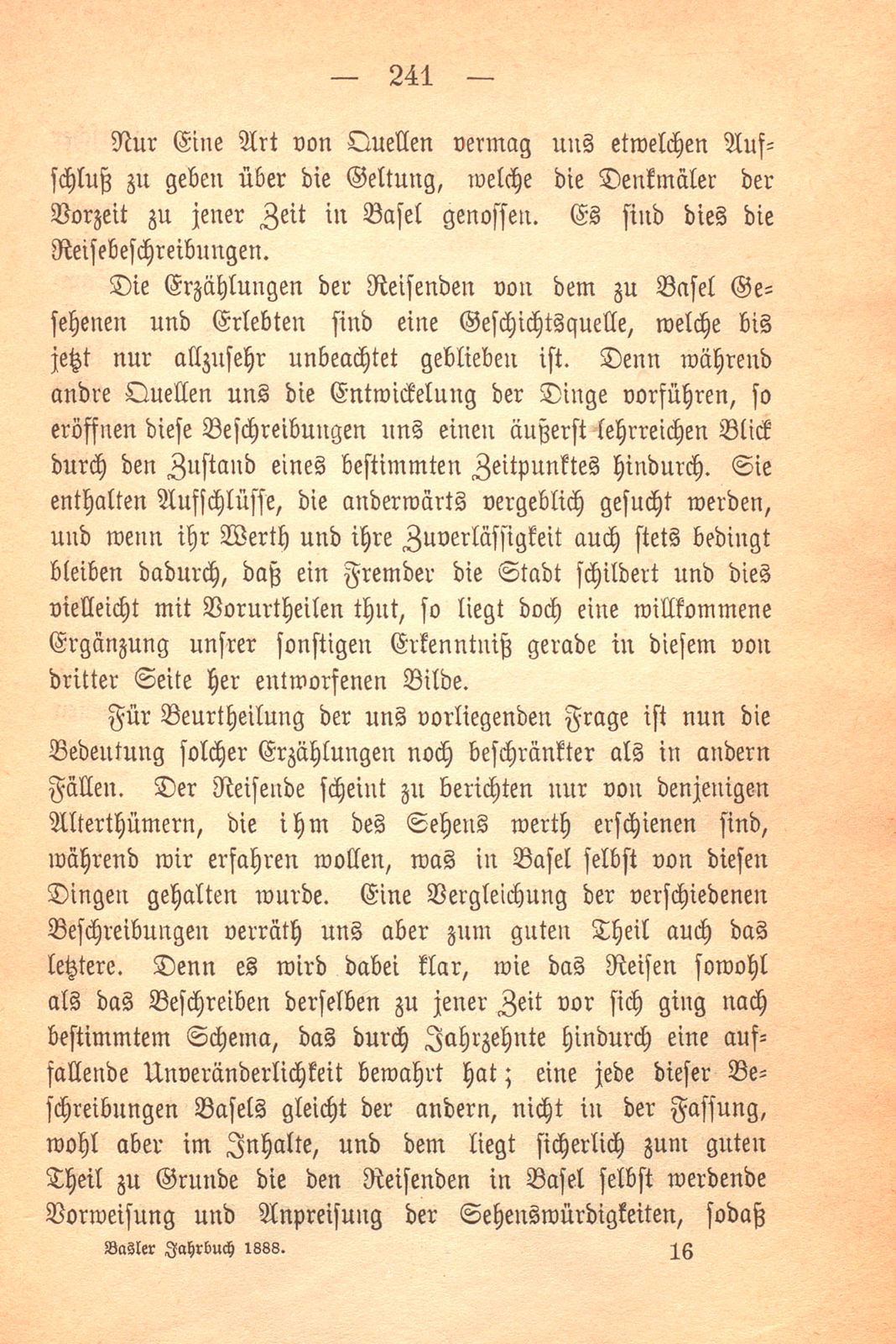 Die Erhaltung vaterländischer Alterthümer in Basel – Seite 17