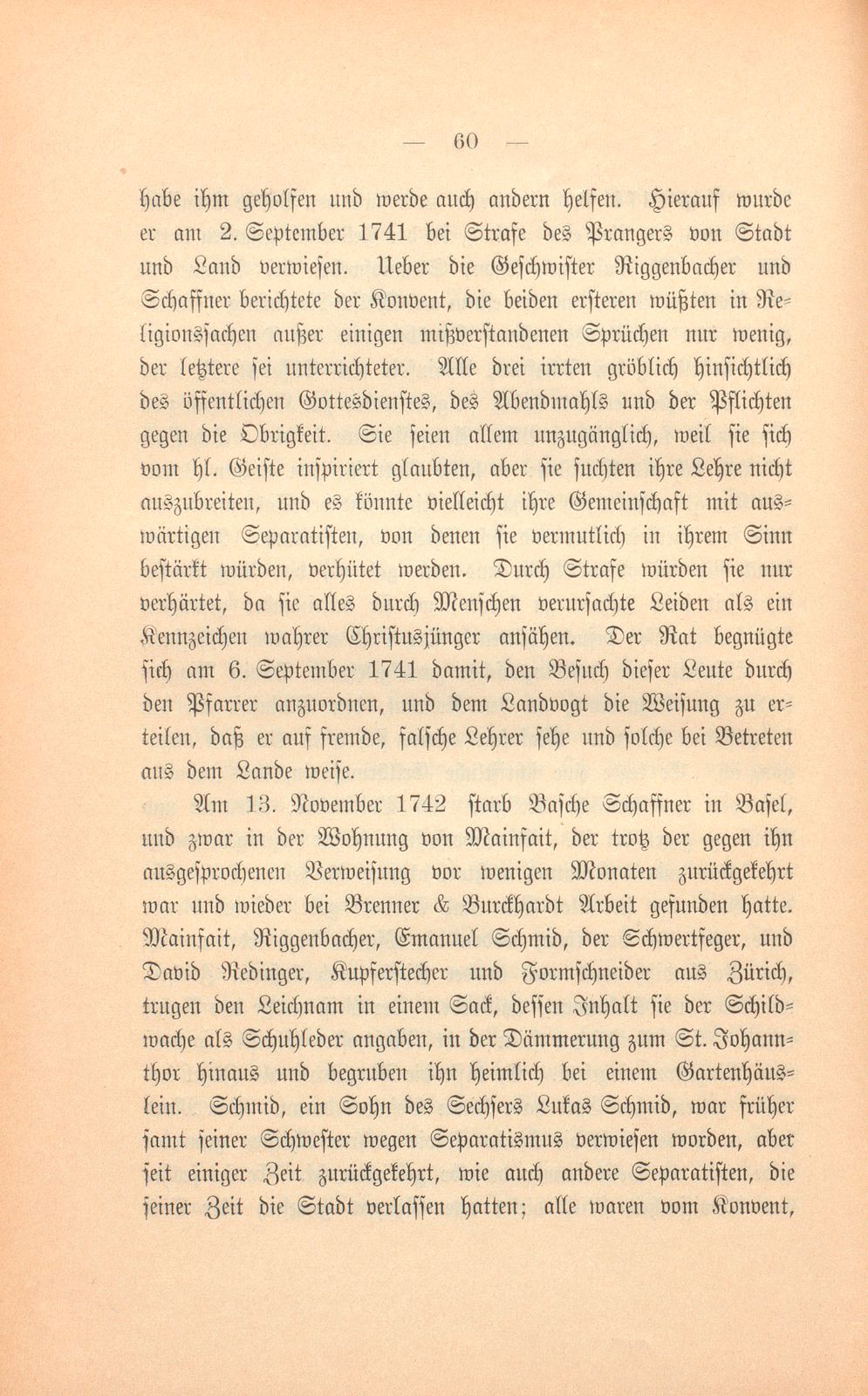 Die Basler Separatisten im achtzehnten Jahrhundert – Seite 7