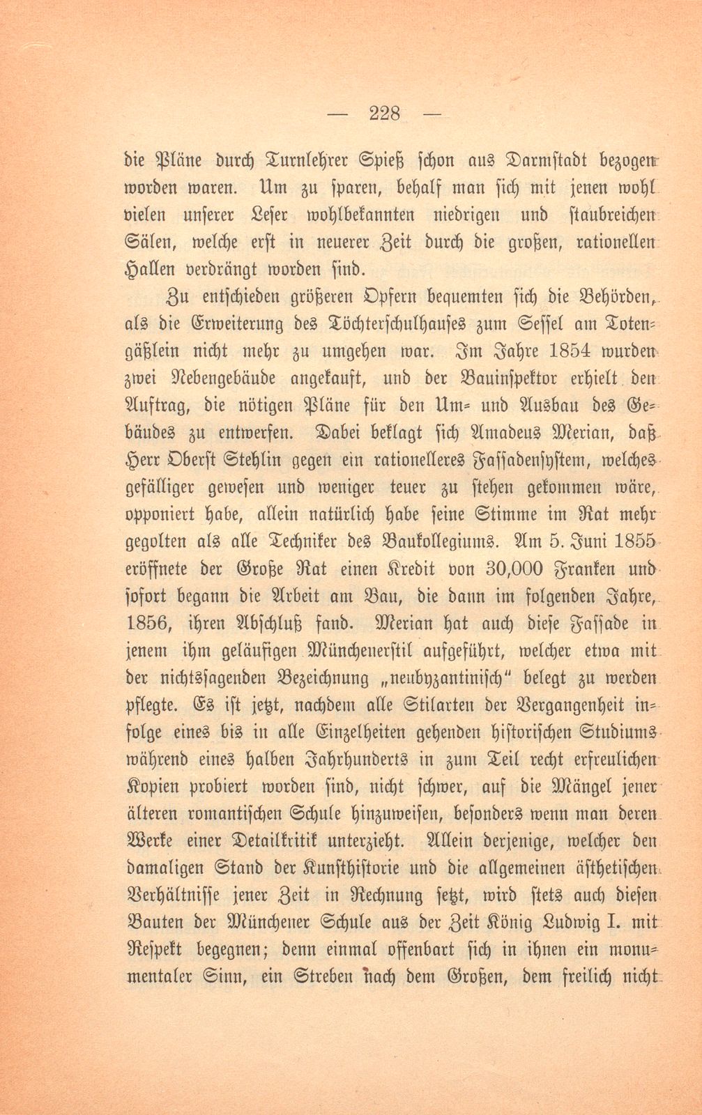 Basels bauliche Entwicklung im 19. Jahrhundert – Seite 22