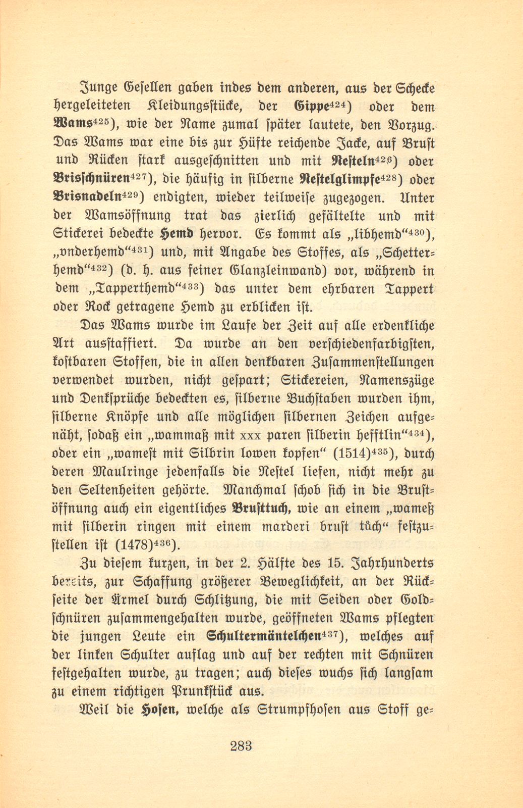 Der Basler Hausrat im Zeitalter der Spätgotik. (An Hand der schriftlichen Überlieferung.) – Seite 43