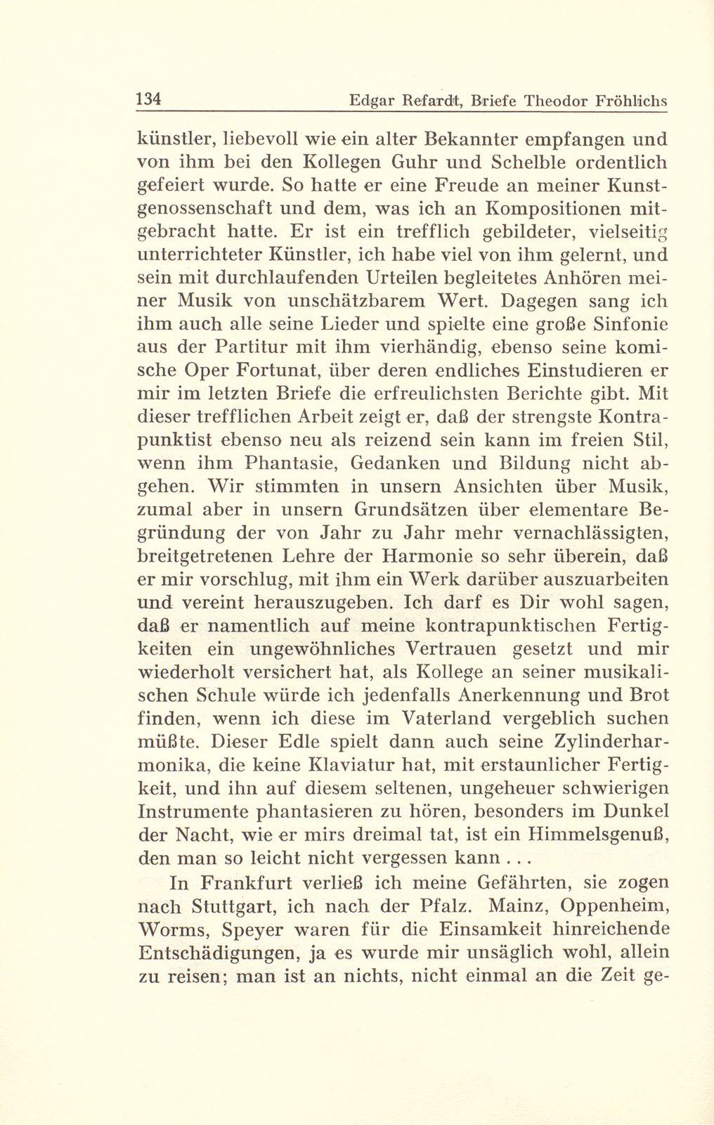 Aus Briefen Theodor Fröhlichs an Abel Burckhardt und Wilhelm Wackernagel – Seite 23