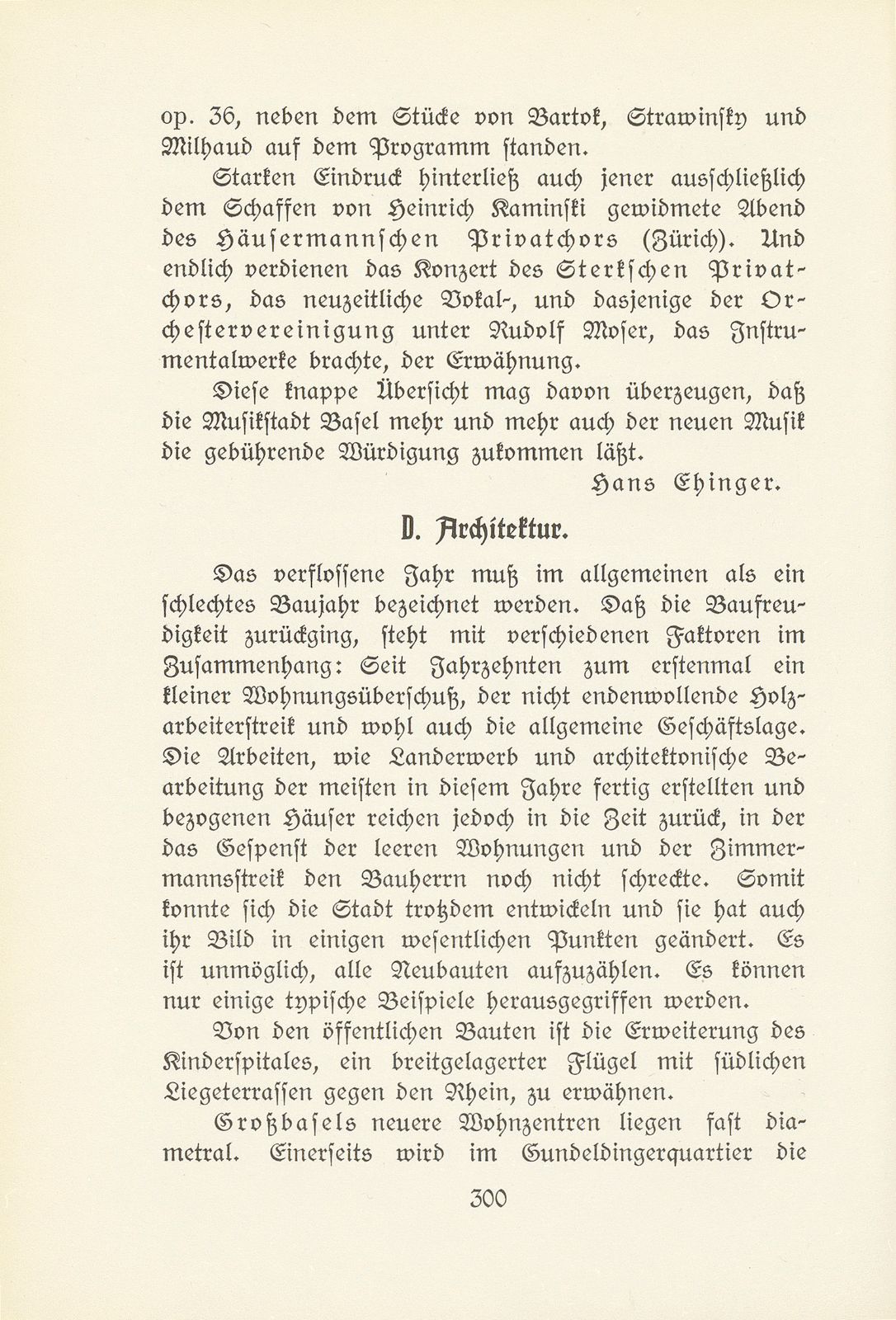 Das künstlerische Leben in Basel vom 1. Oktober 1929 bis 30. September 1930 – Seite 2