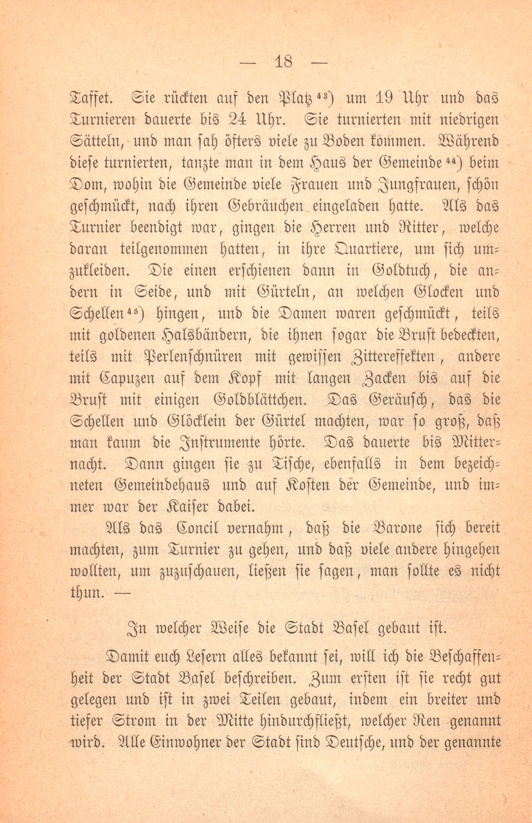 Andrea Gattaro von Padua, Tagebuch der Venetianischen Gesandten beim Concil zu Basel. (1433-1435.) – Seite 18