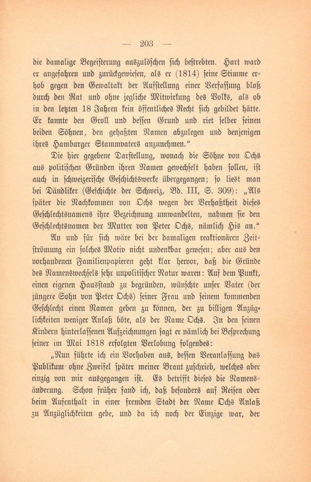 Der Namenswechsel der Söhne von Peter Ochs – Seite 2