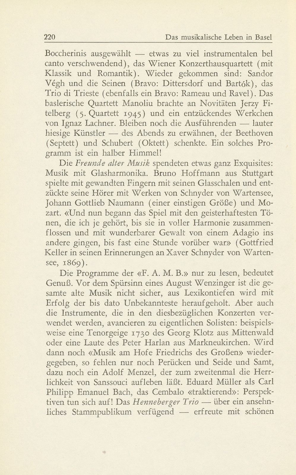 Das musikalische Leben in Basel vom 1. Oktober 1950 bis 30. September 1951 – Seite 6