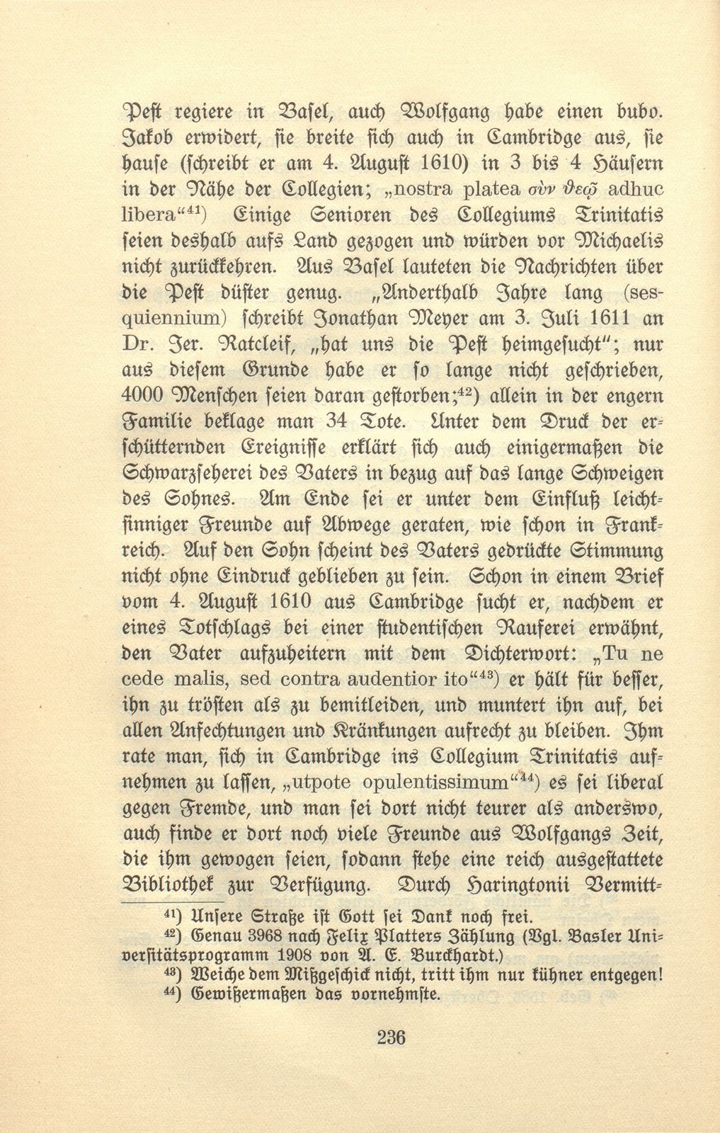 Aus den Wanderjahren eines Basler Studenten des 17. Jahrhunderts [Wolfgang Meyer] – Seite 28