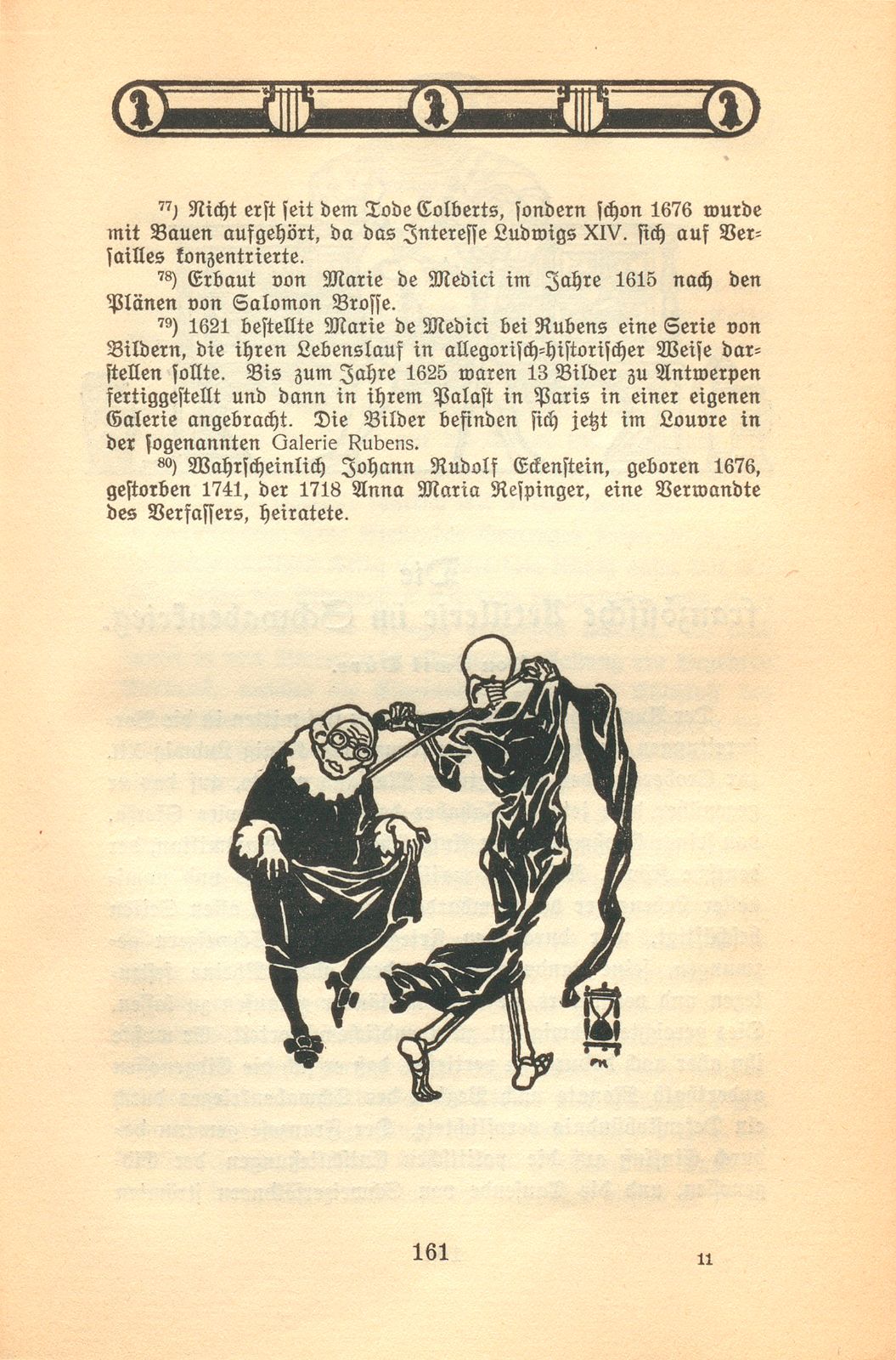 Der Aufenthalt eines Basler Kaufmanns in Paris im Jahre 1701 [Hans Burkhard Respinger] – Seite 43