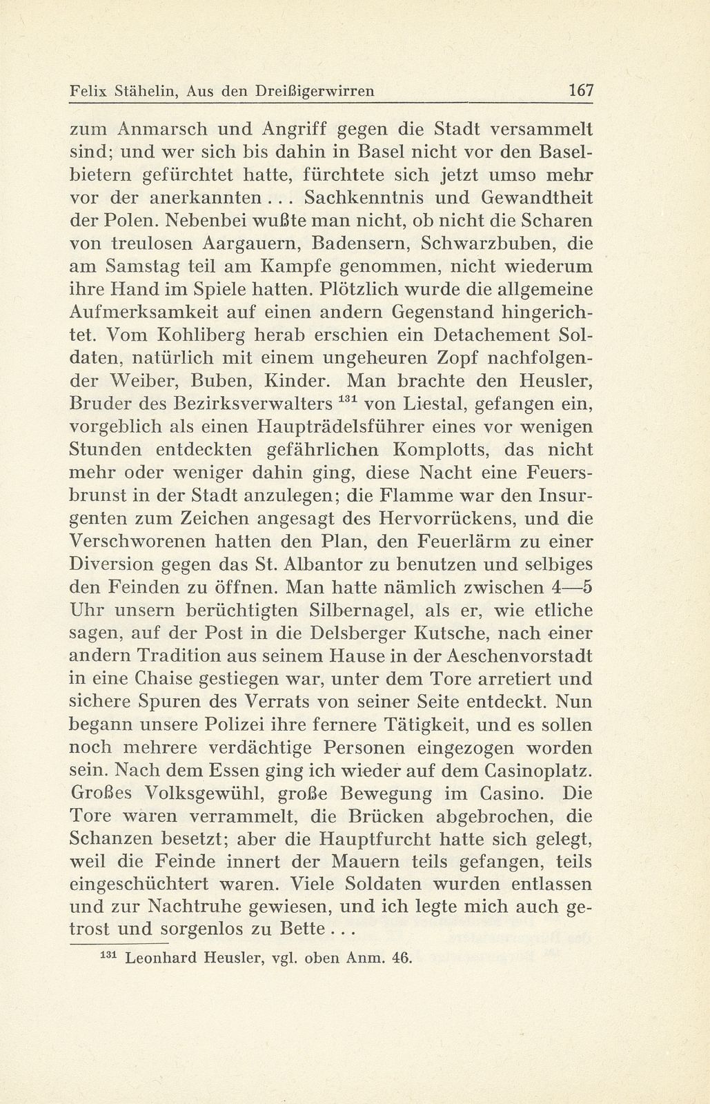 Erlebnisse und Bekenntnisse aus der Zeit der Dreissigerwirren [Gebrüder Stähelin] – Seite 65