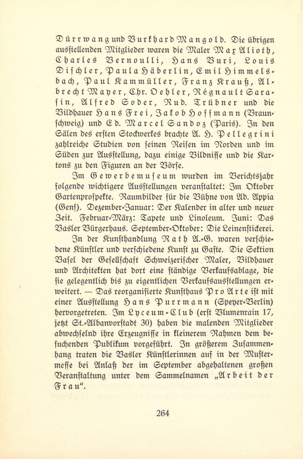 Das künstlerische Leben in Basel vom 1. Oktober 1924 bis 30. September 1925 – Seite 3