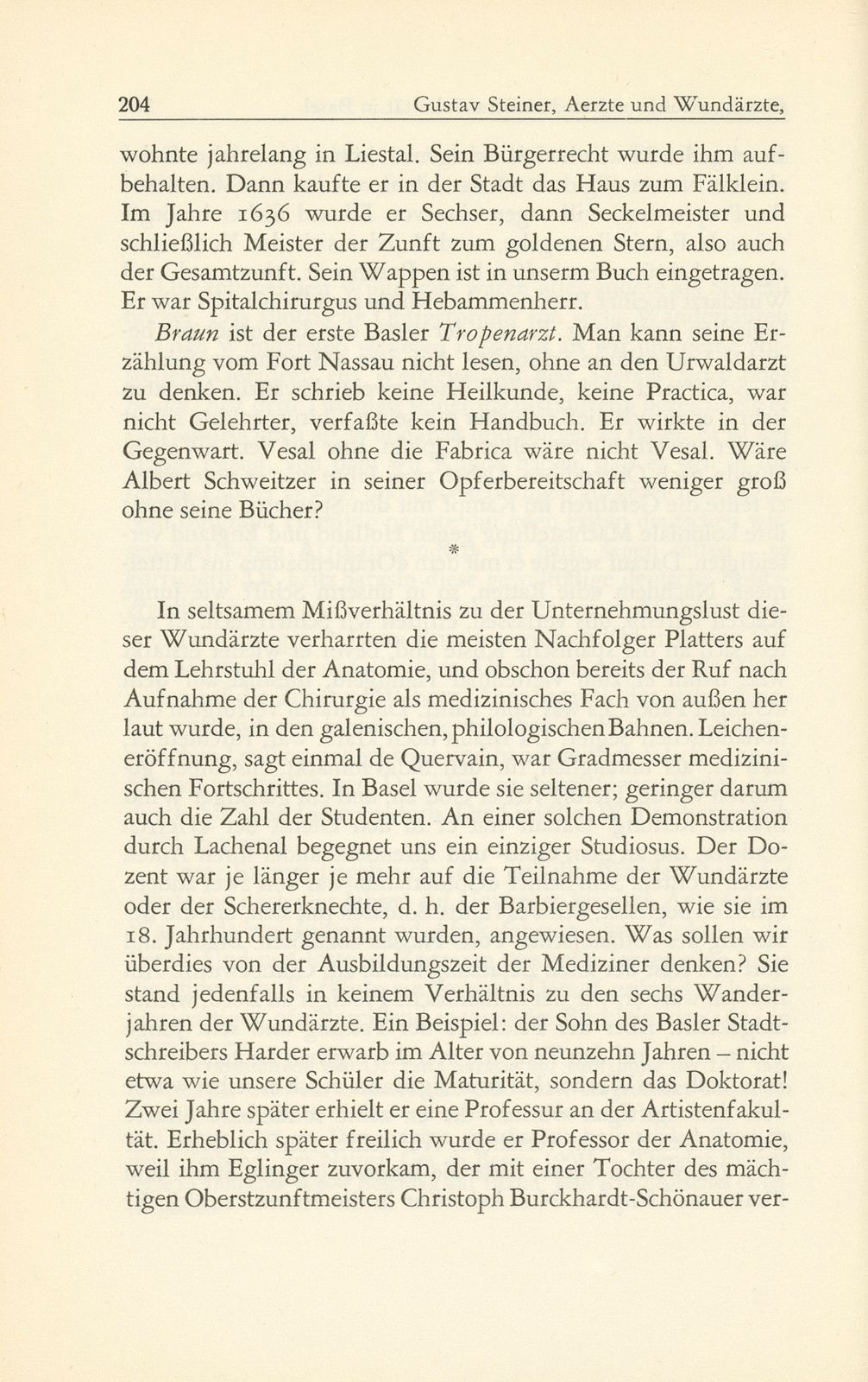 Ärzte und Wundärzte, Chirurgenzunft und medizinische Fakultät in Basel – Seite 28