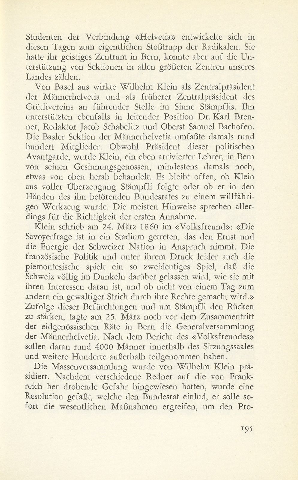 Der Neuenburger Handel (1856/57) und der Savoyerkonflikt (1860) in baslerischer Sicht – Seite 39