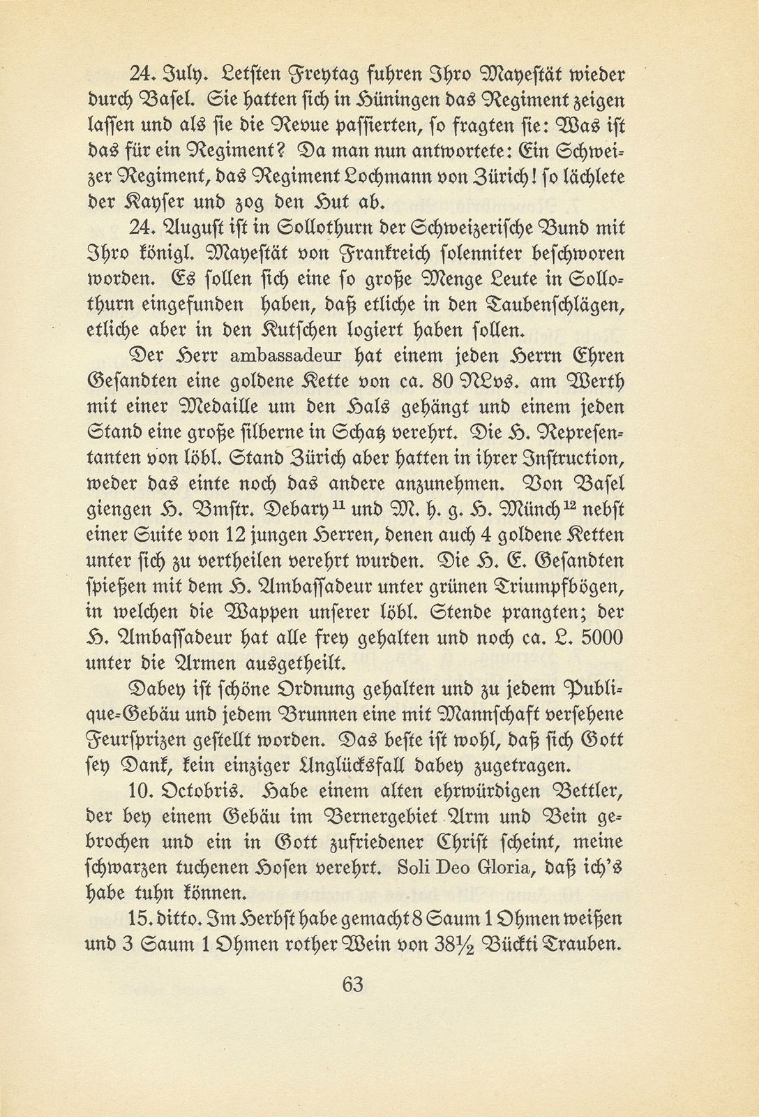 Streifzüge durch ein Notizbuch aus der Zopfzeit. [Emanuel Le Grand] – Seite 13