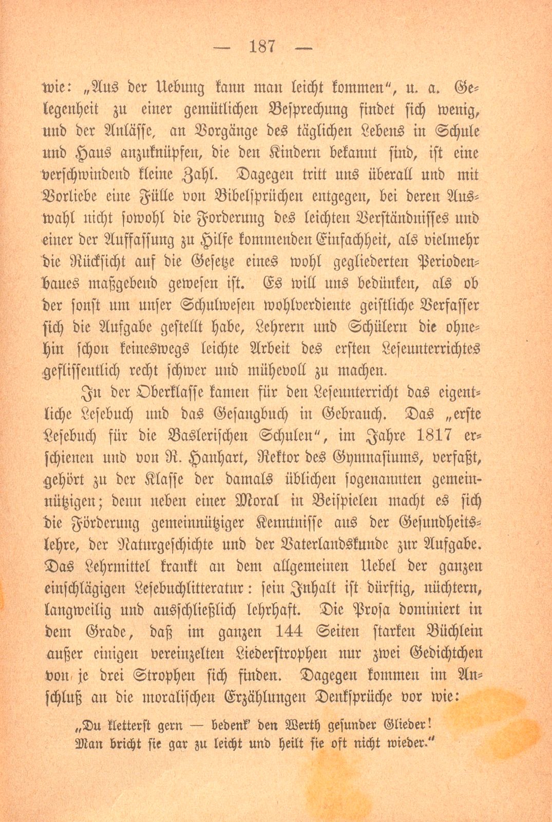 Die Knabengemeindeschulen der Stadt Basel in den Jahren 1825-1835 – Seite 16