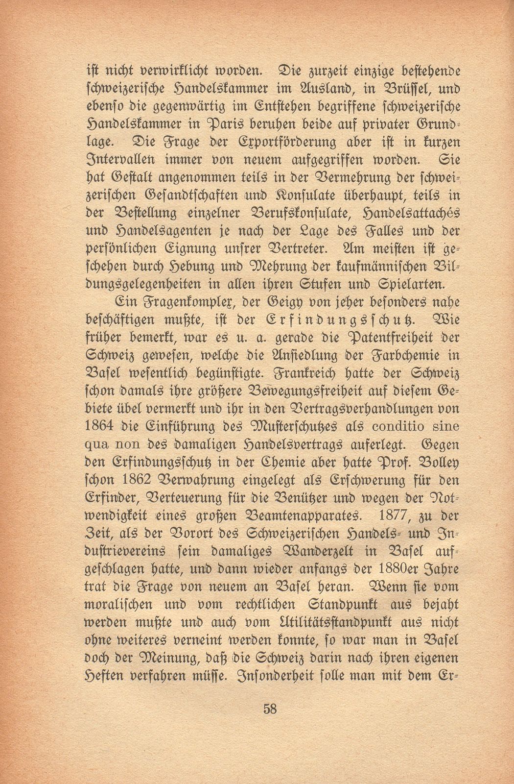 Johann Rudolf Geigy-Merian. 4. März 1830 bis 17. Februar 1917 – Seite 58