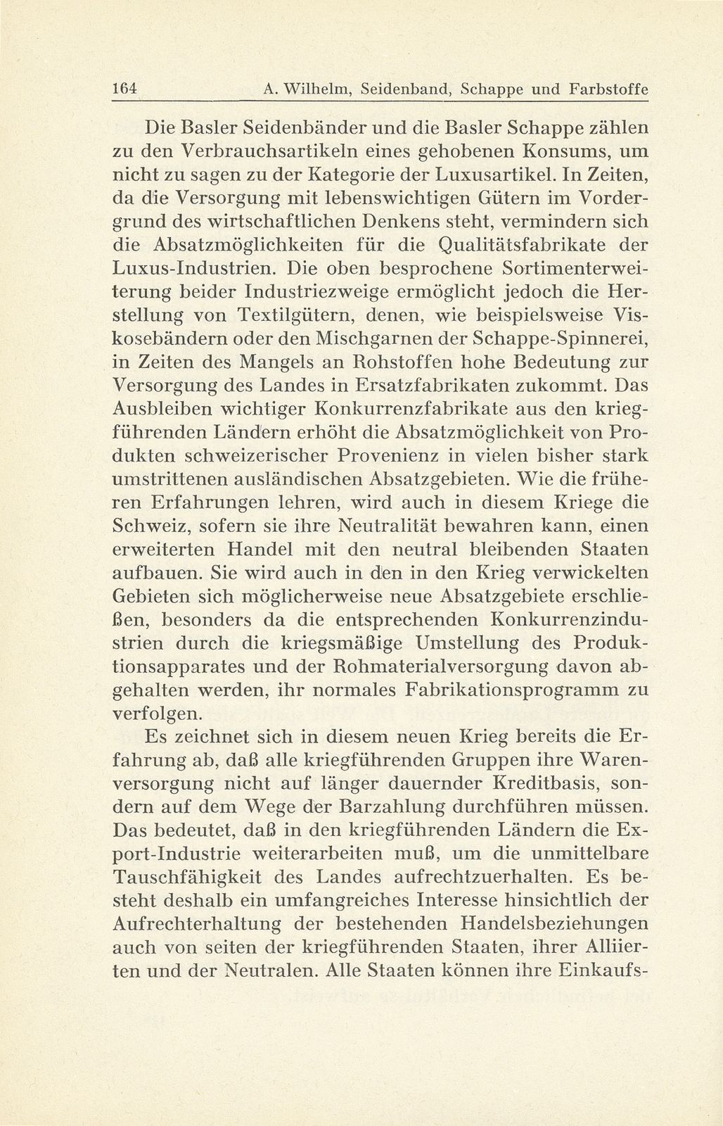 Seidenband, Schappe und Farbstoffe im Basler Wirtschaftsleben der letzten fünfzig Jahre – Seite 23