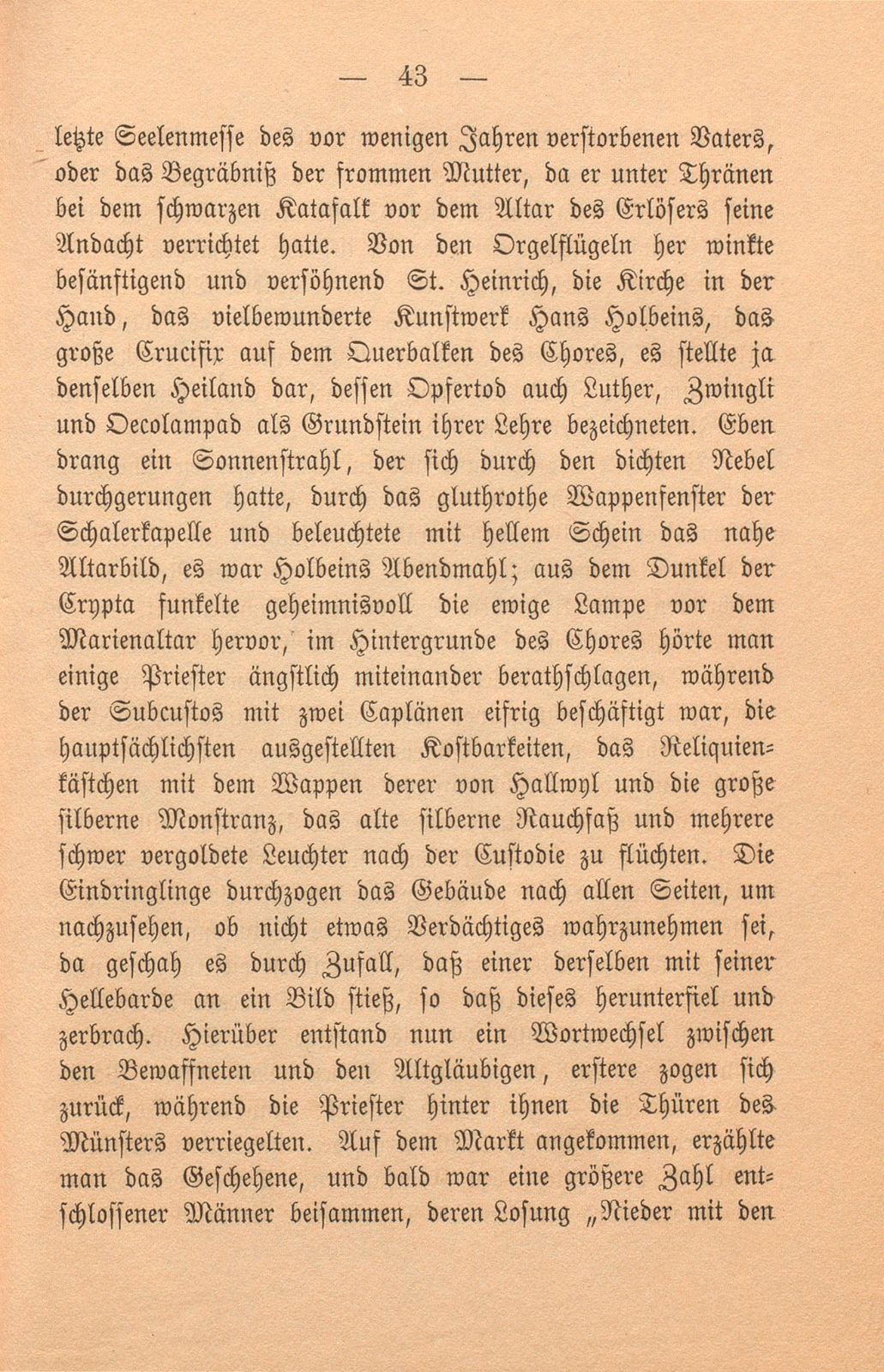 Eine Charwoche im alten Basler Münster – Seite 3