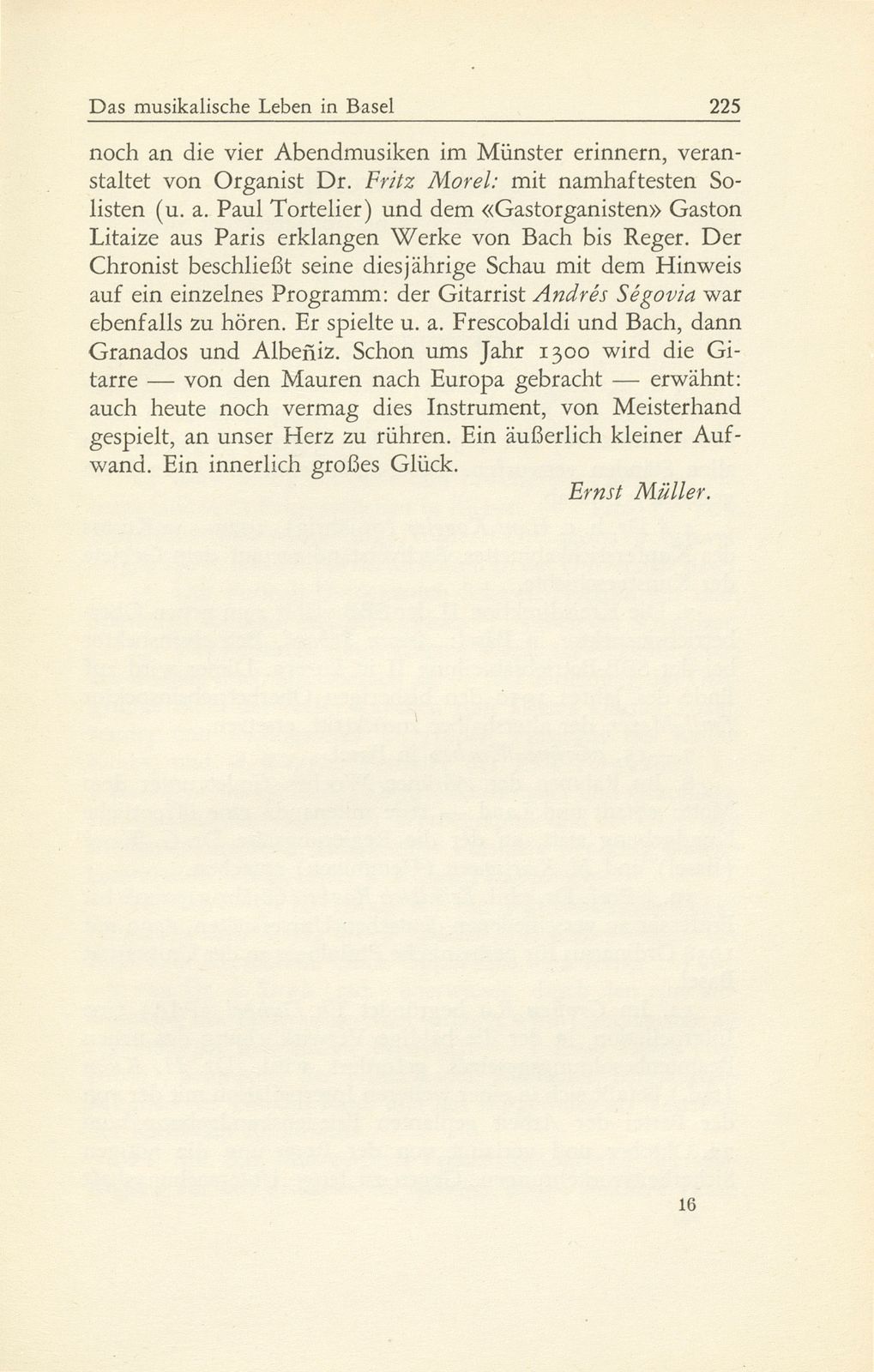 Das musikalische Leben in Basel vom 1. Oktober 1950 bis 30. September 1951 – Seite 11