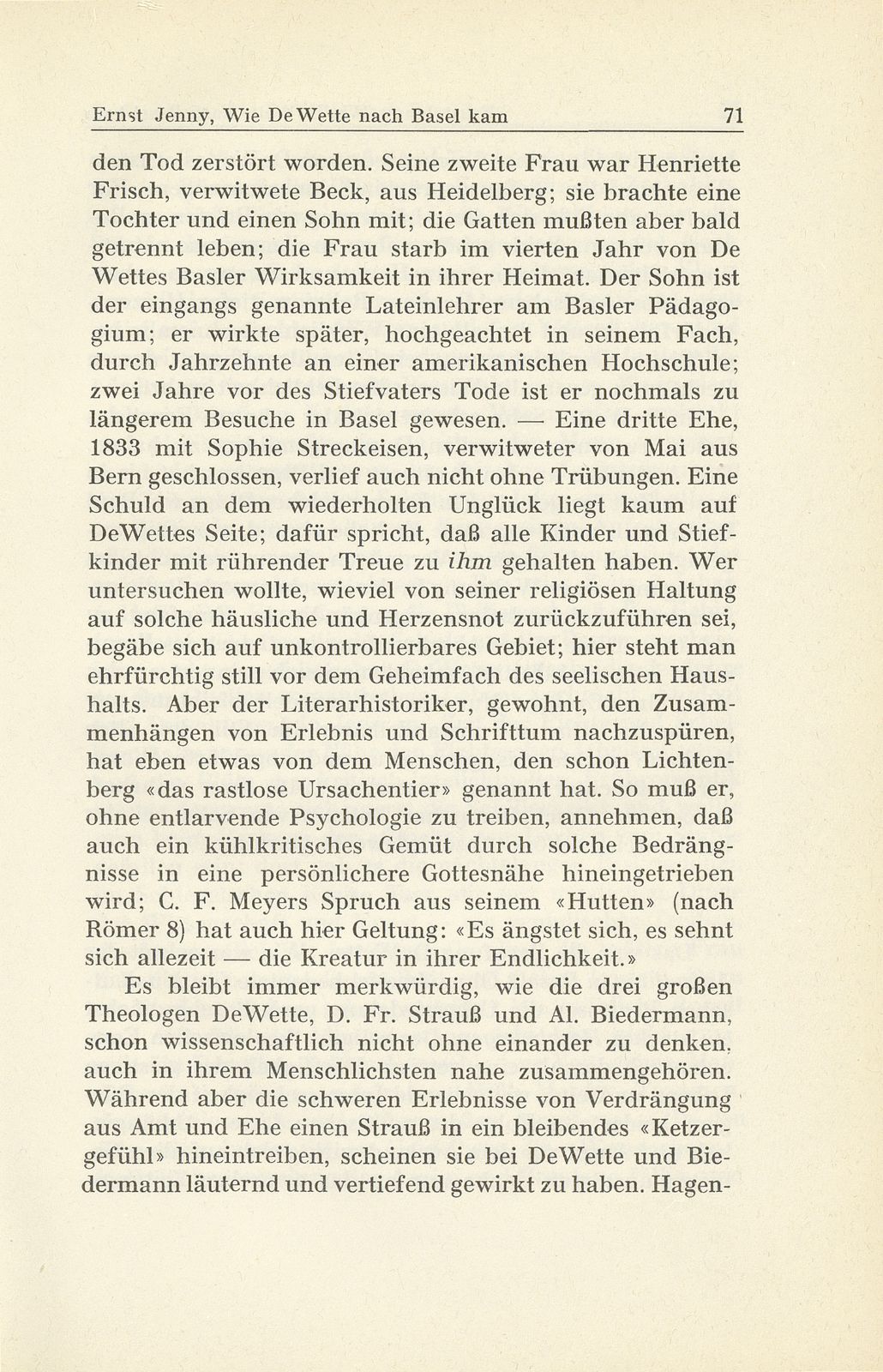 Wie De Wette nach Basel kam – Seite 21