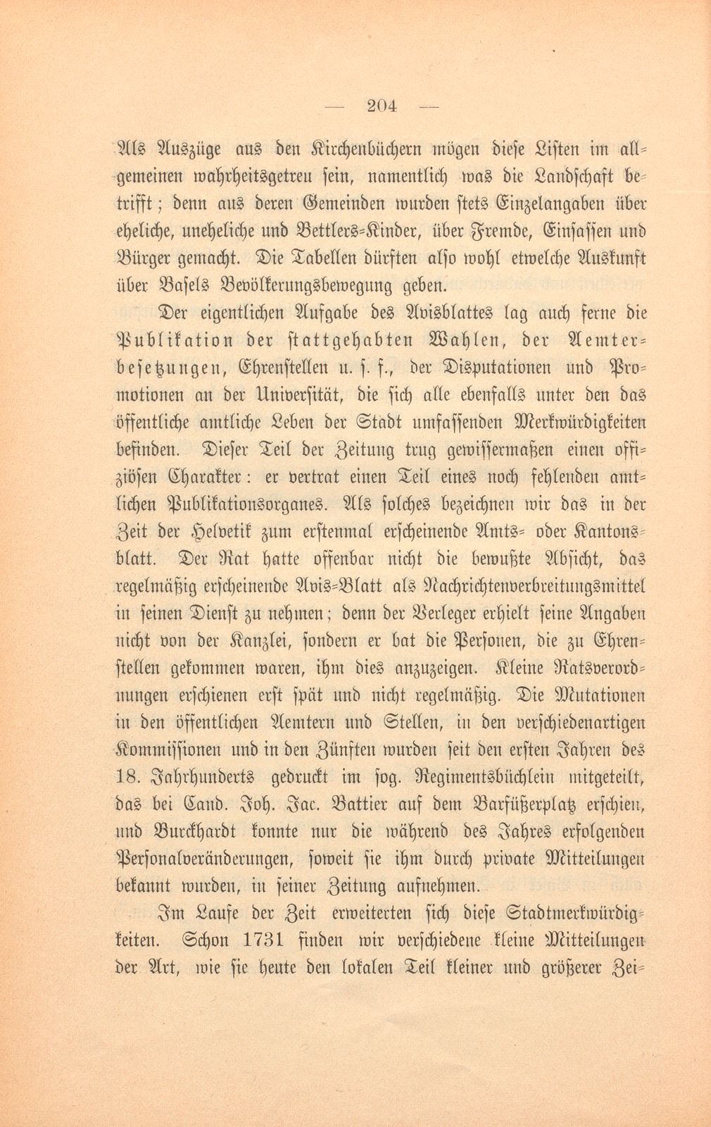 Das Basler ‹Avis-Blatt› (1729-1844) – Seite 18