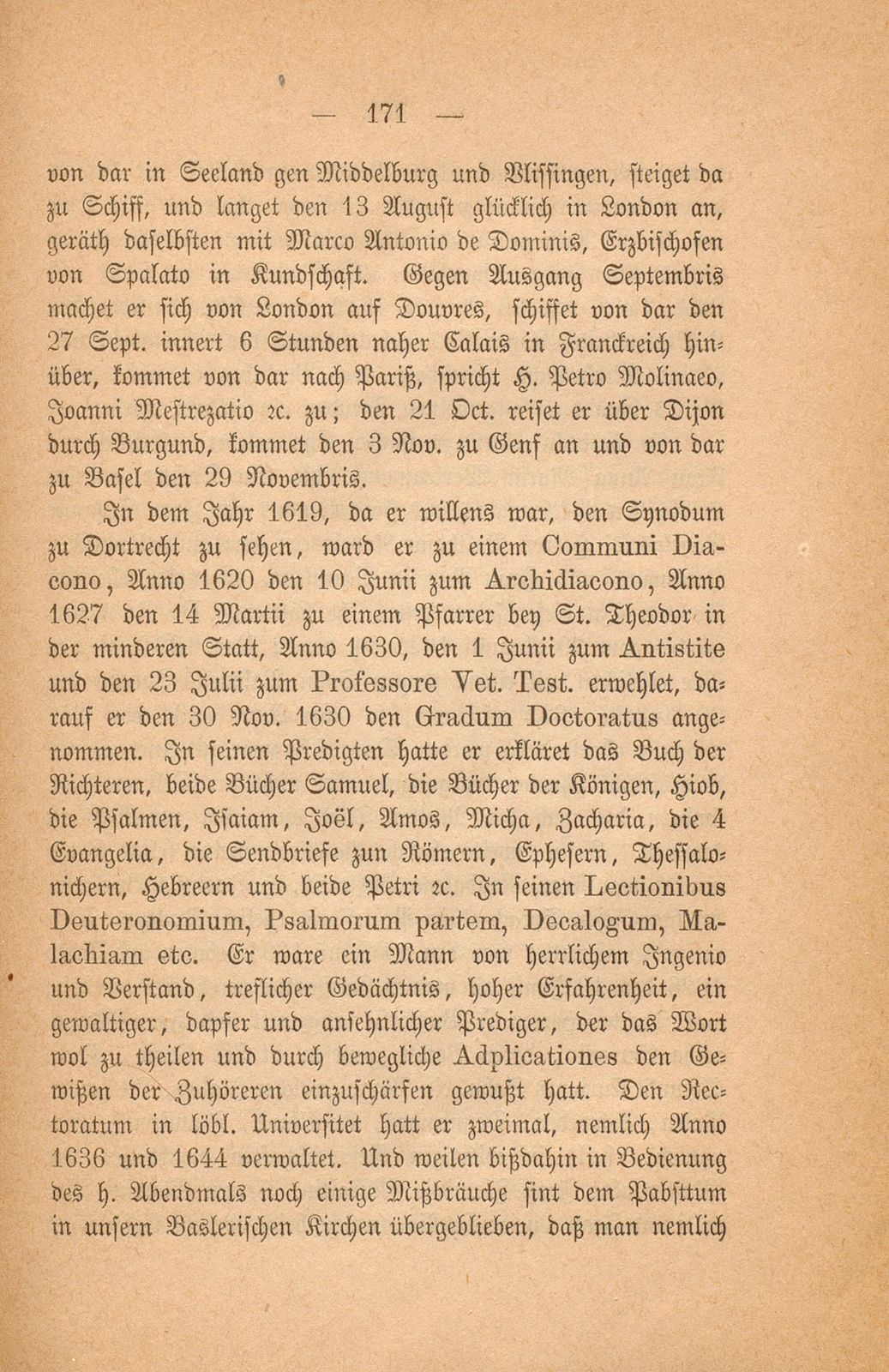 Aus einem baslerischen Stammbuch, XVII. Jahrhundert – Seite 35