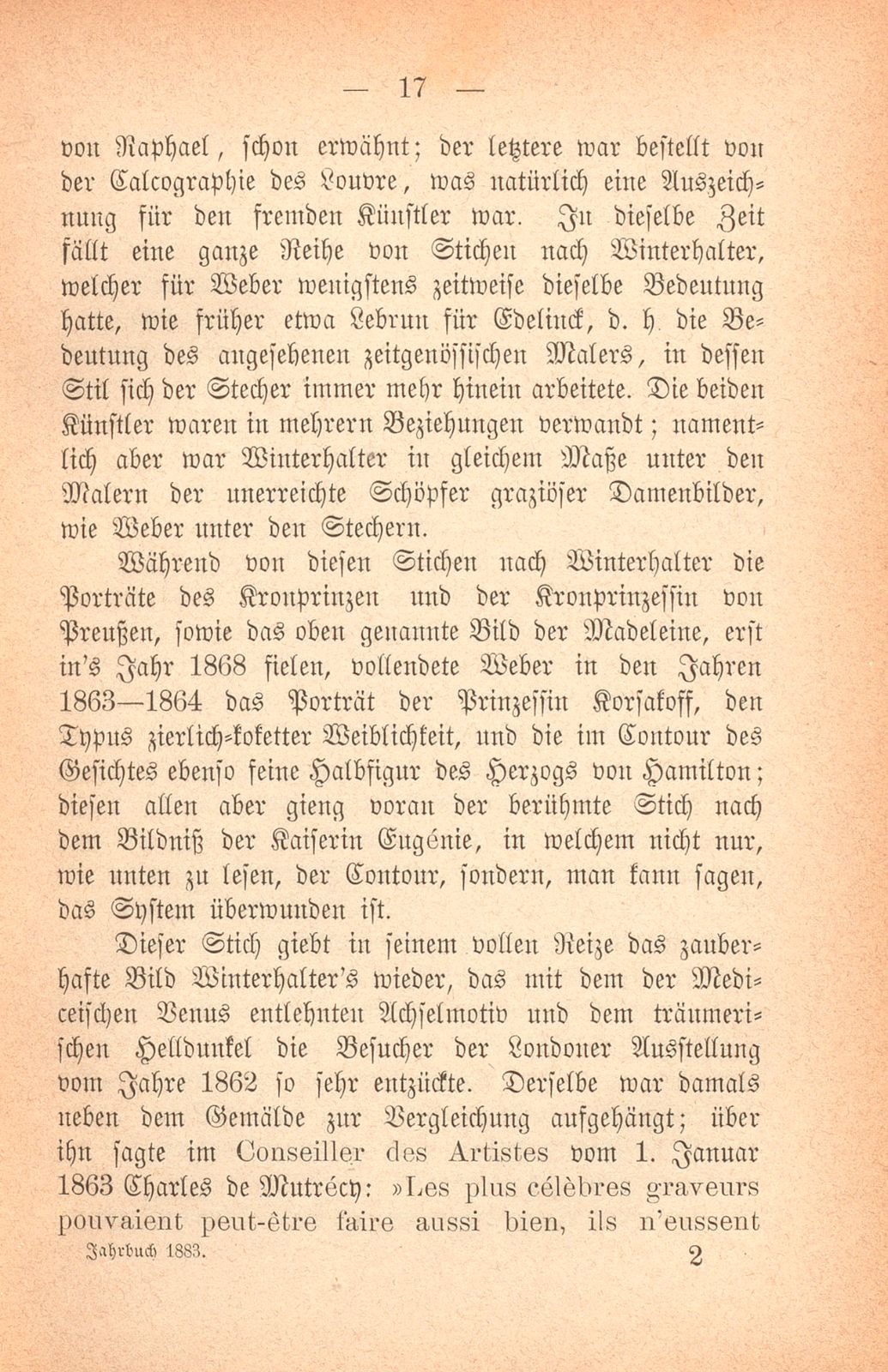 Friedrich Weber, geb. 10. September 1813, gest. 17. Februar 1882 – Seite 17